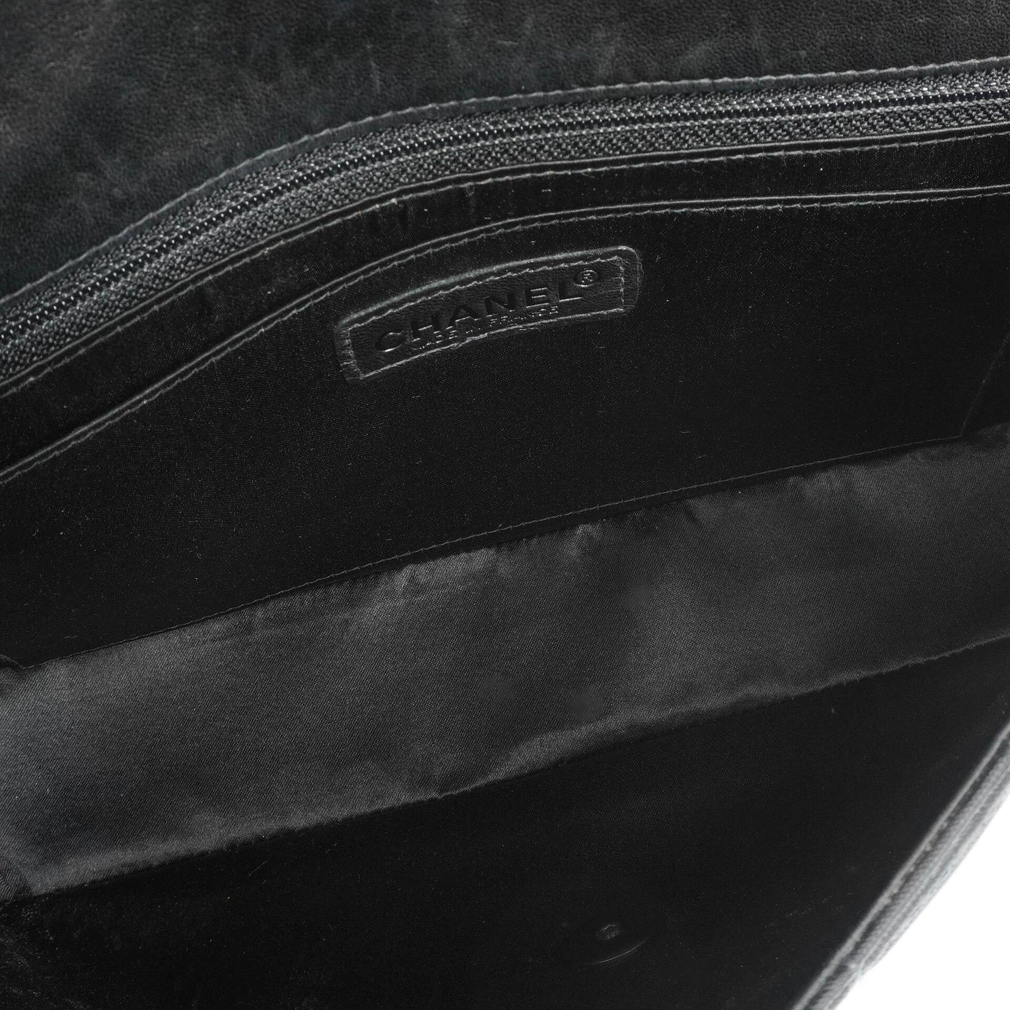 Chanel Nylon Travel Line Medium Classic Flap Bag So Black