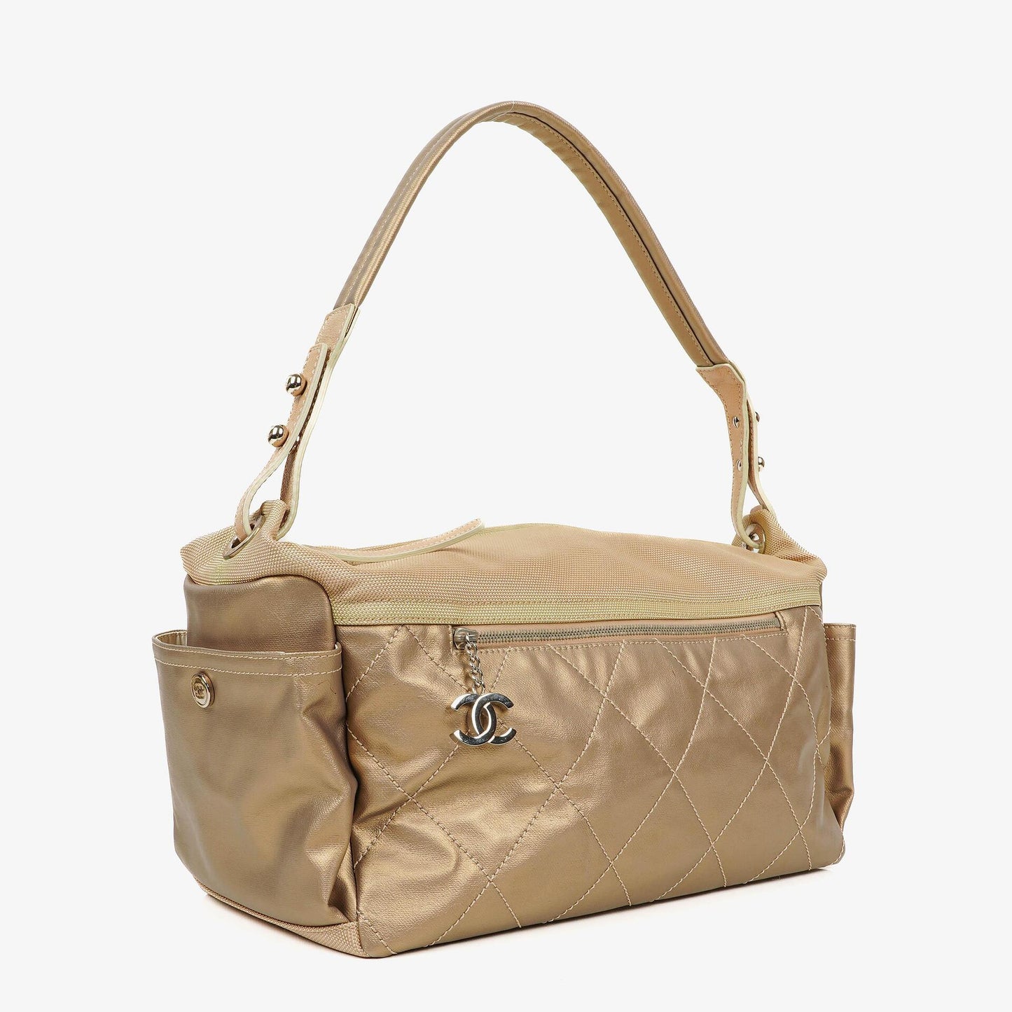 Chanel Paris-Biarritz Gold Hobo Bag