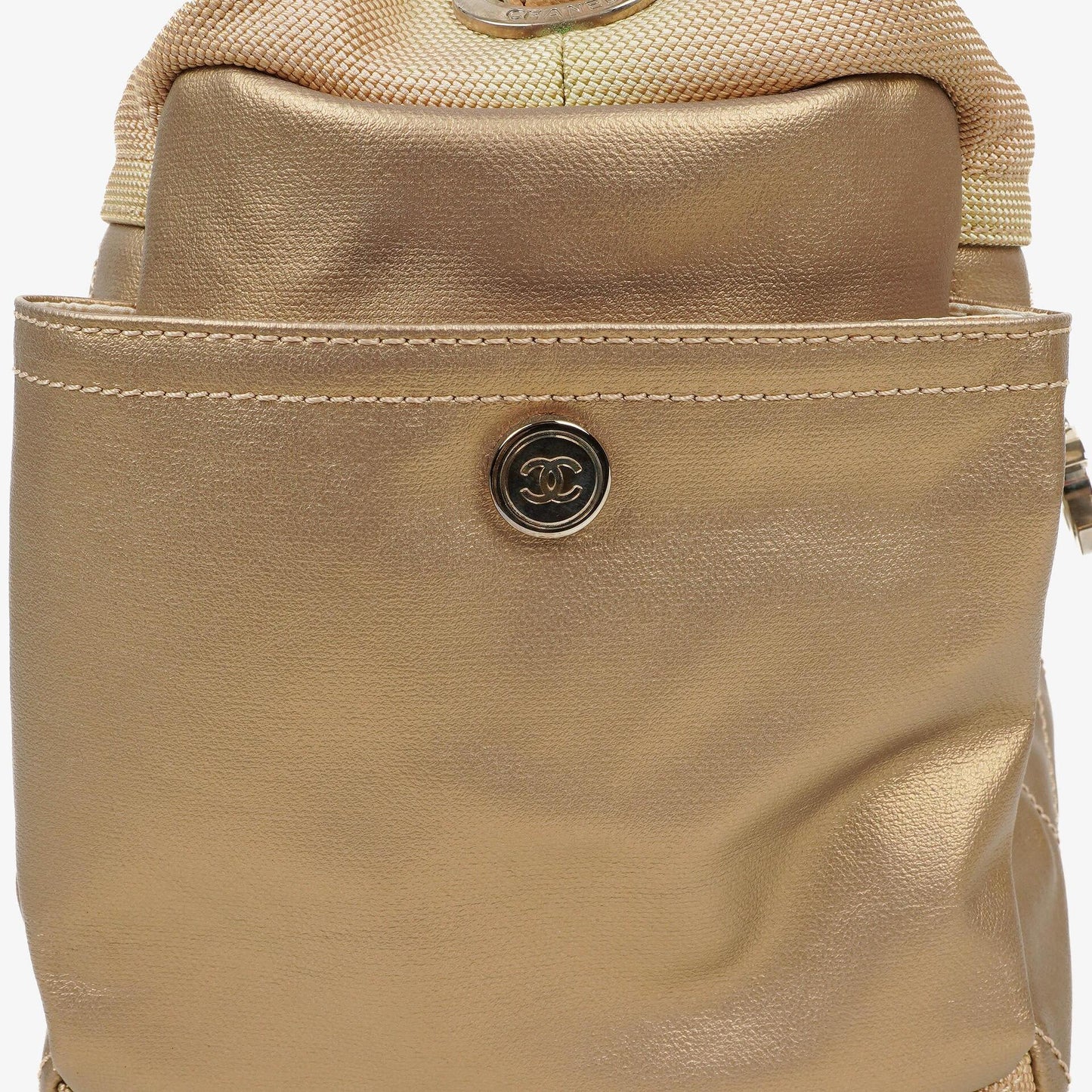 Chanel Paris-Biarritz Gold Hobo Bag