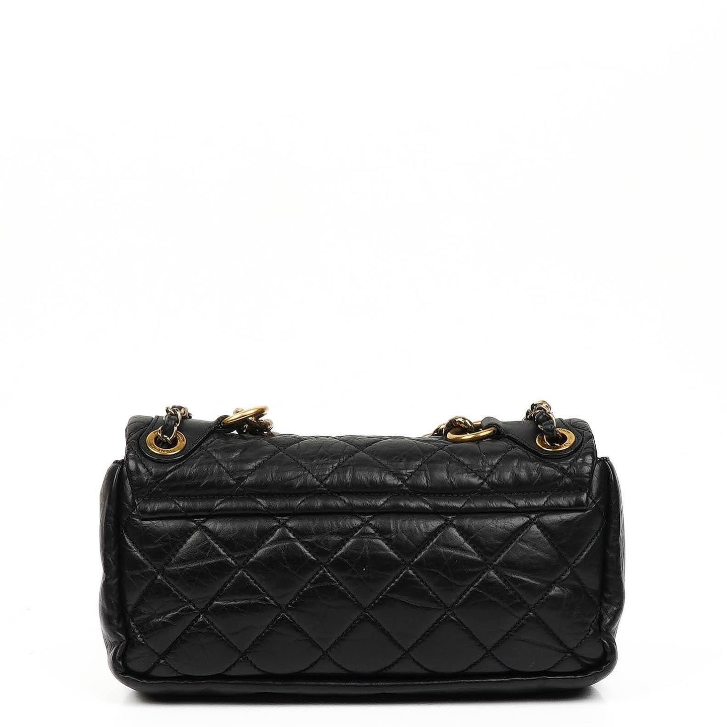 Chanel Paris-Bombay Aged Quilted Calfskin Flap Bag