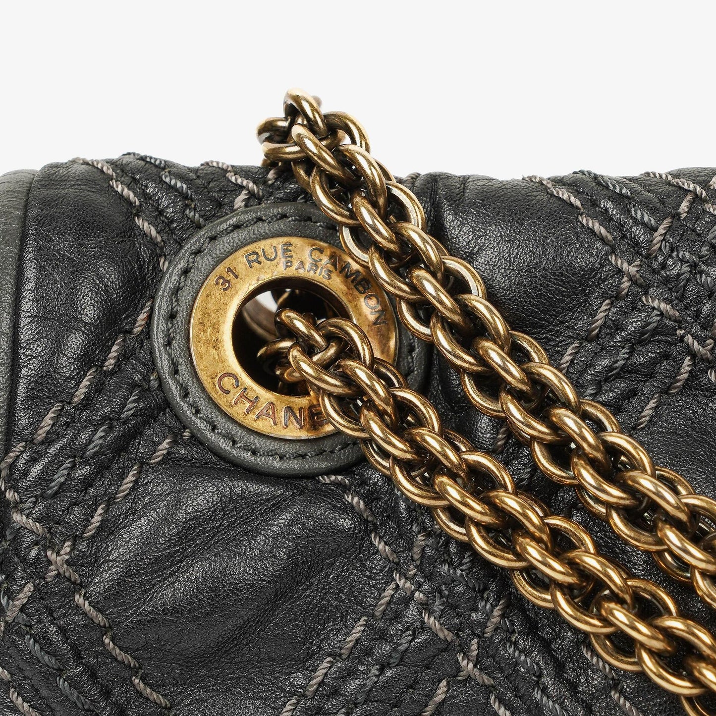 Chanel Paris-Bombay Black Triptych Flap Bag