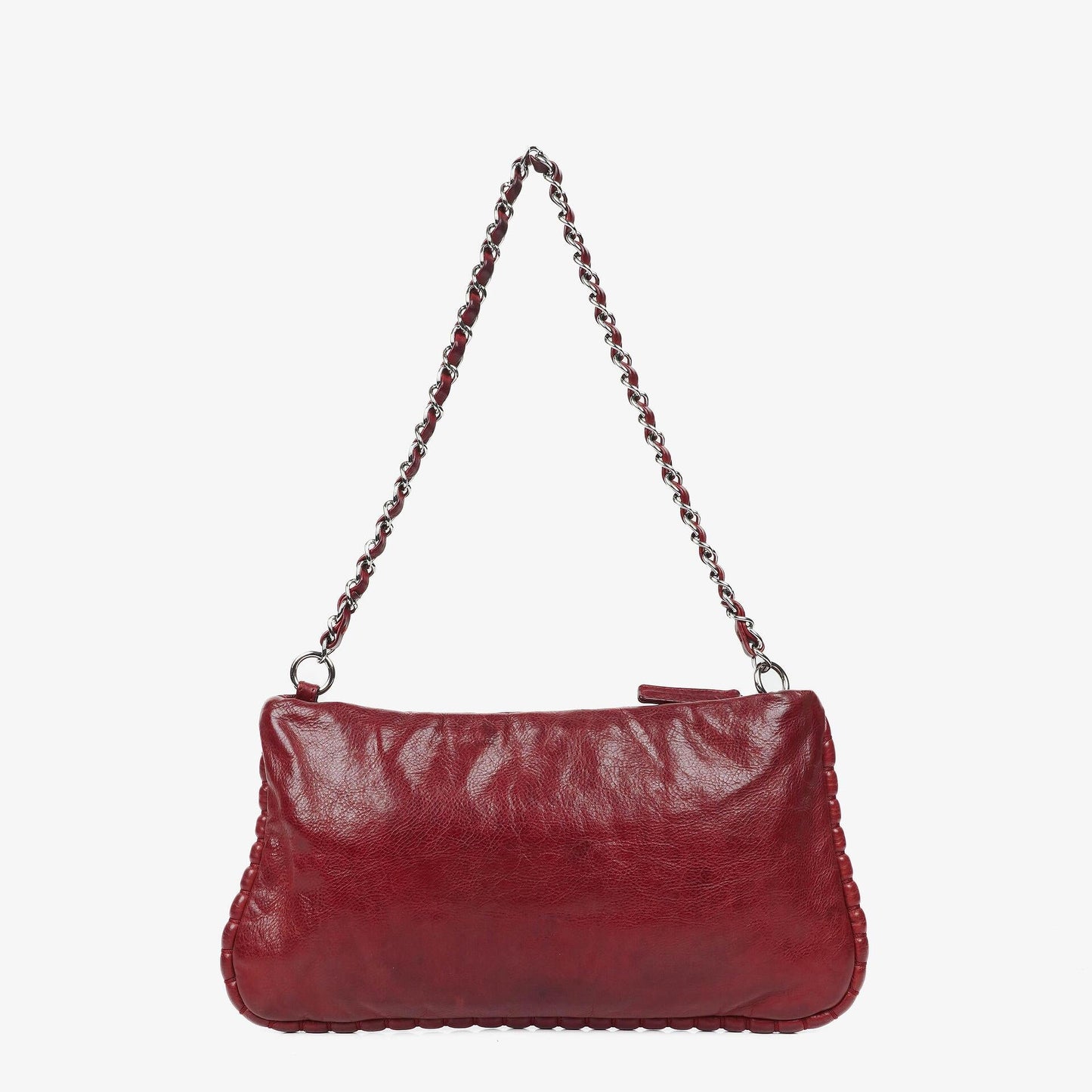 Chanel Paris-Shanghai Red Leather Shoulder Bag