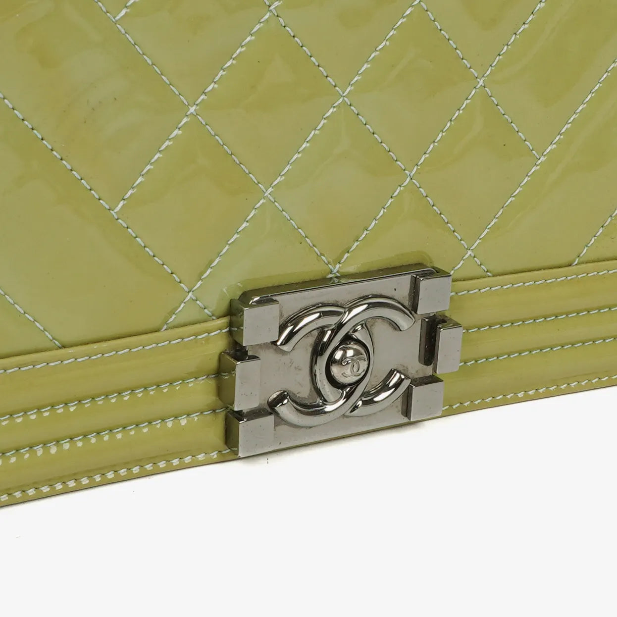 Chanel Patent Leather Boy Flap Bag
