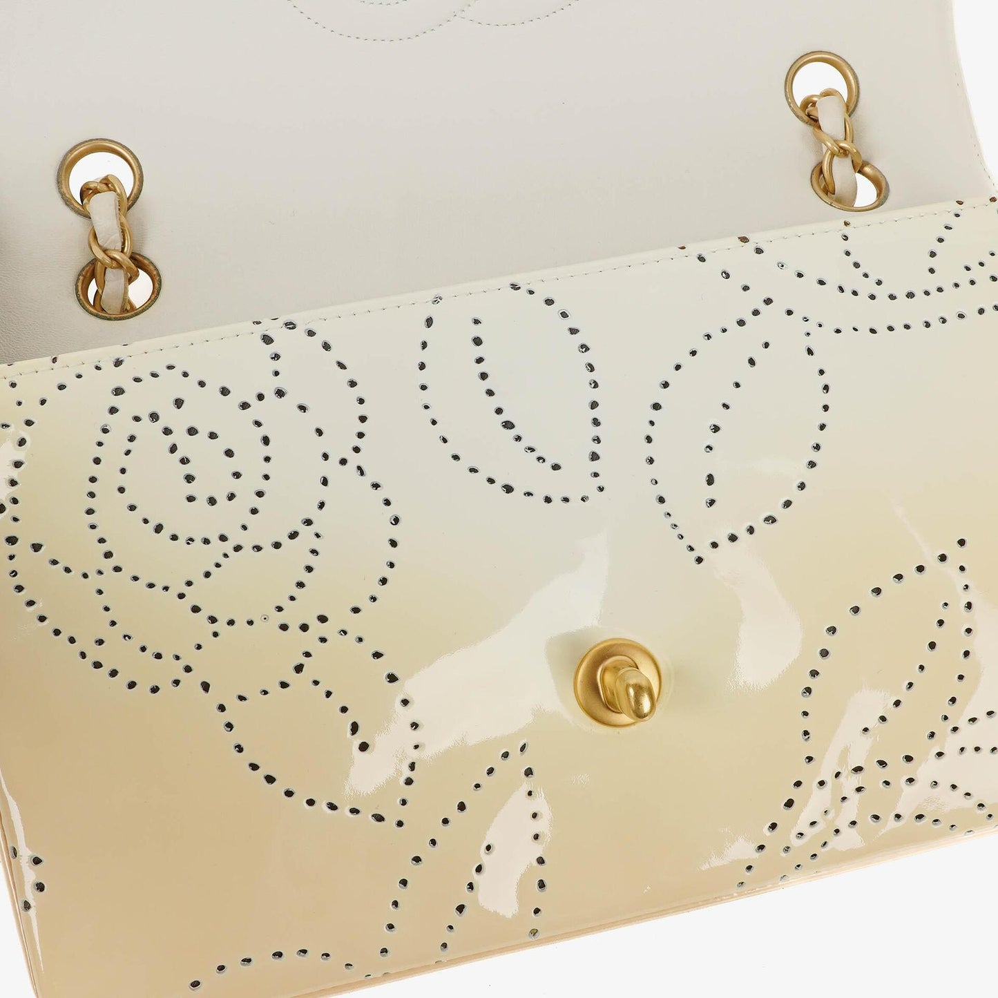 Chanel Perforated Camellia Flap Bag