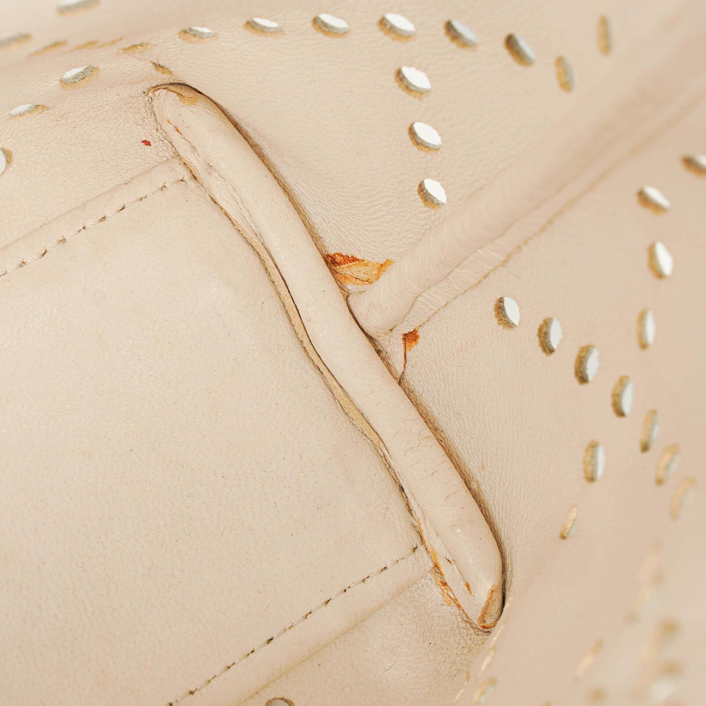 Chanel Perforated CC Quilted Patent Leather Tote Bag
