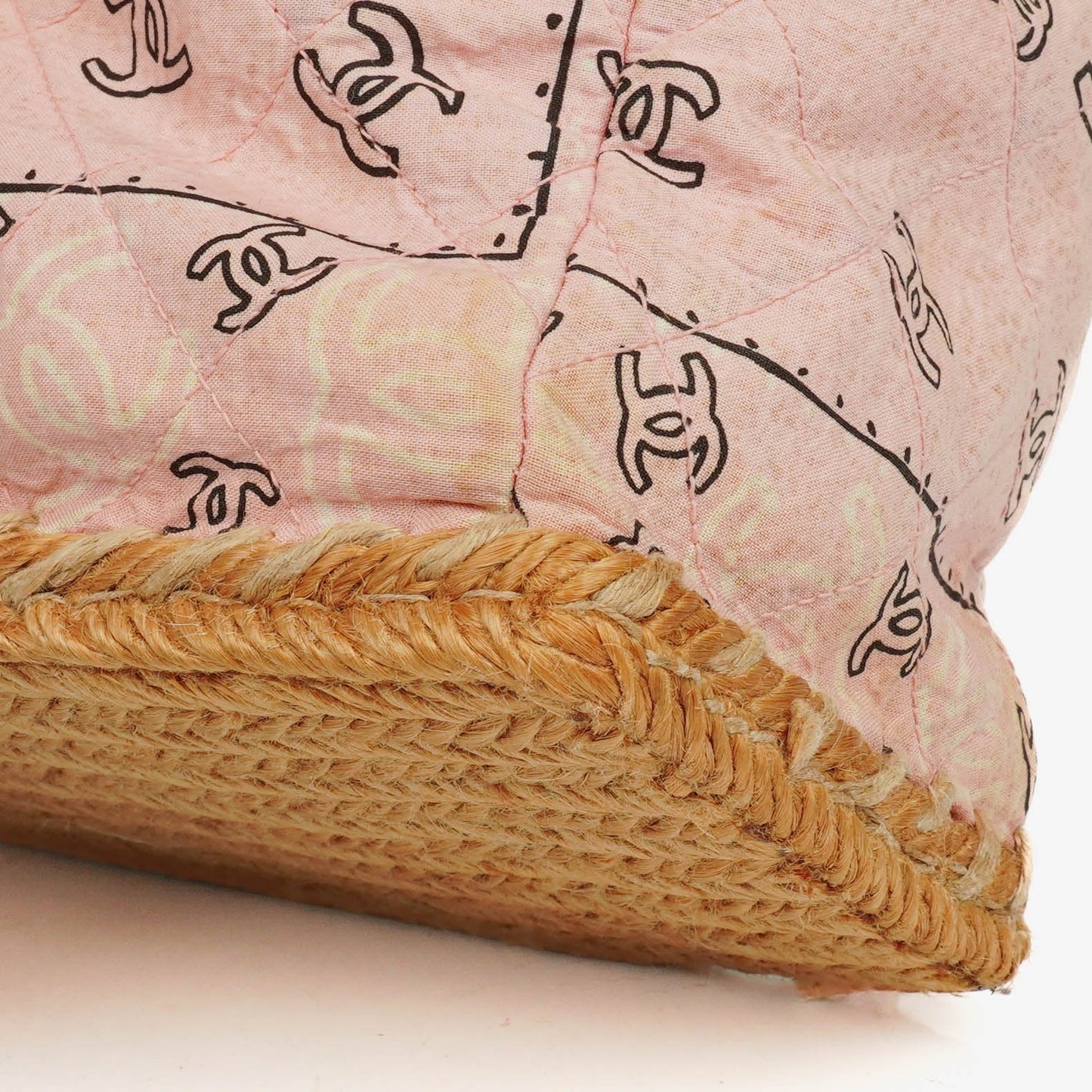 Chanel Pink Bandana Canvas Maxi Single Flap Shoulder Bag