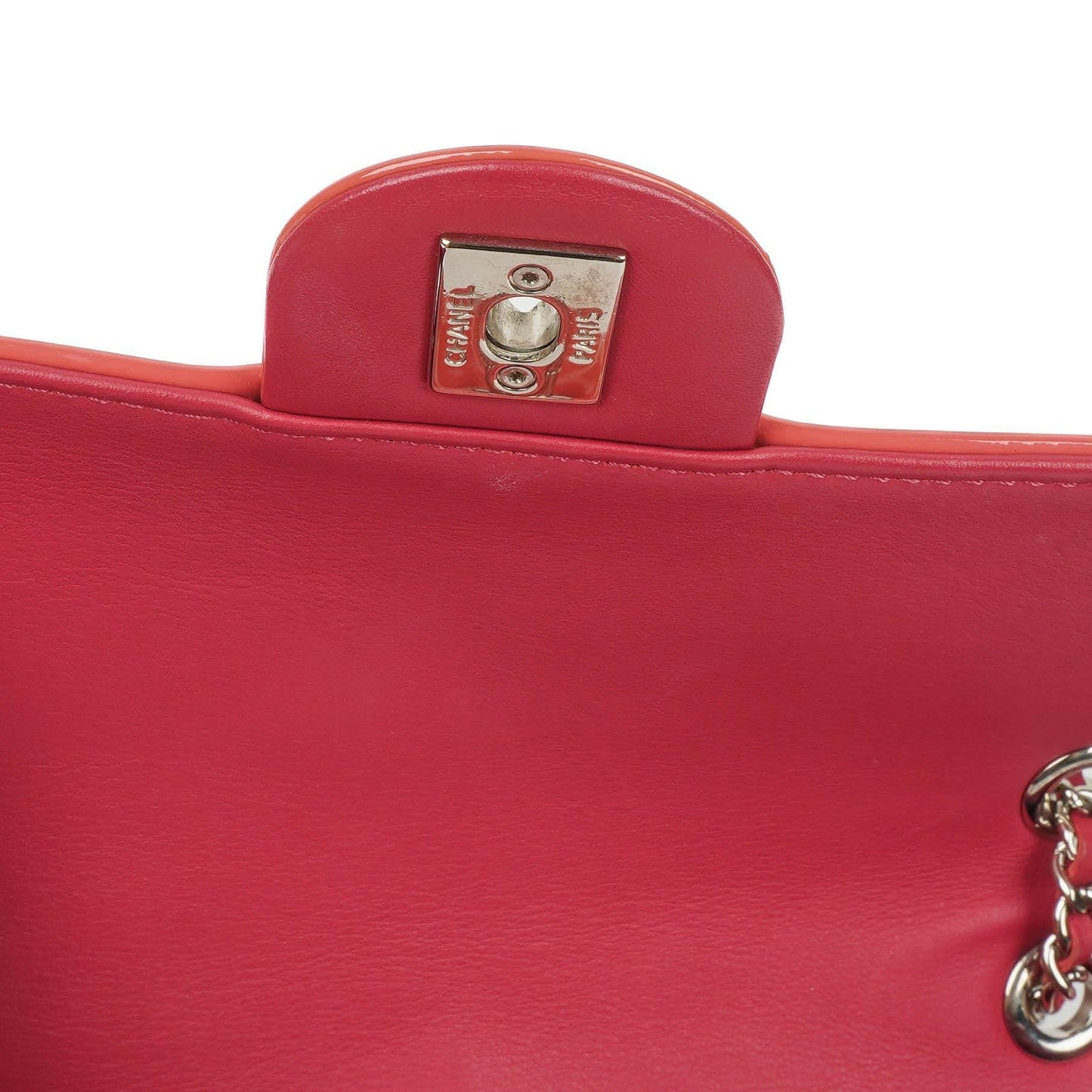 Chanel Pink Patent Calfskin Classic Mini Flap Bag