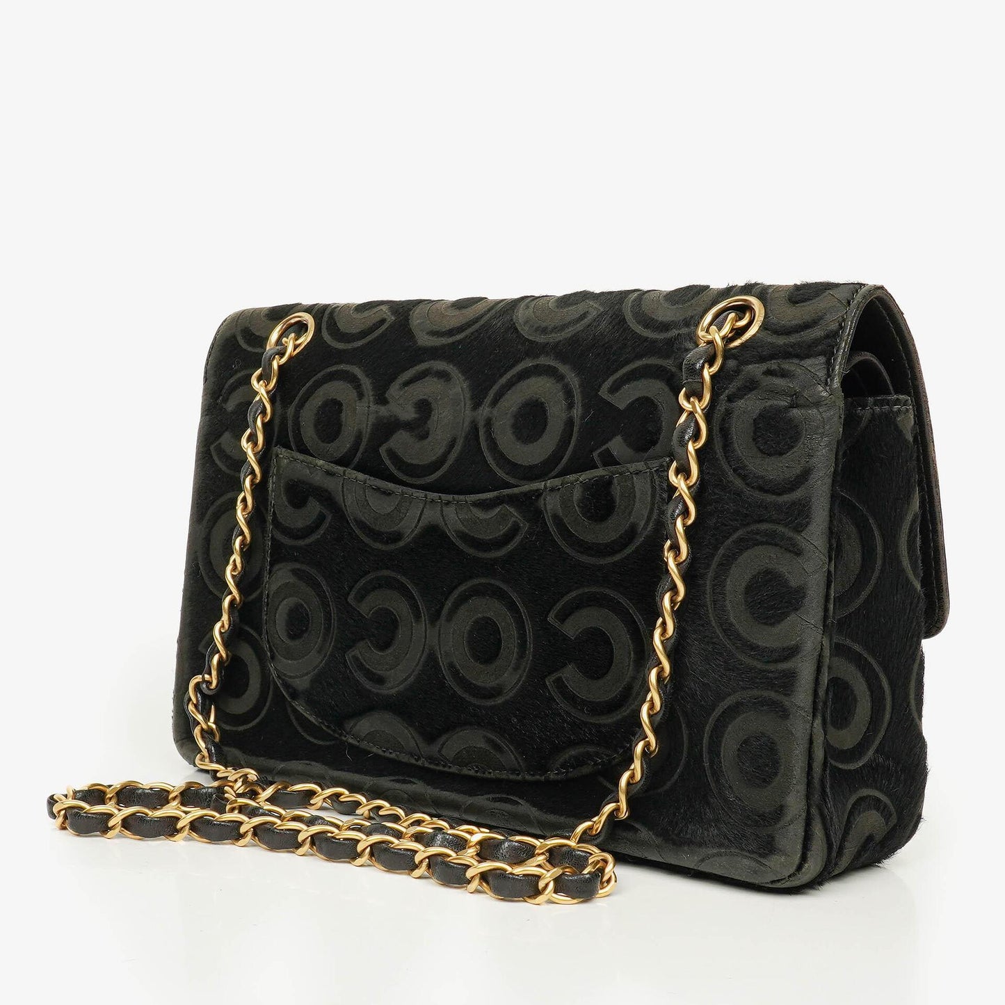 Chanel Ponyhair Double Flap Bag