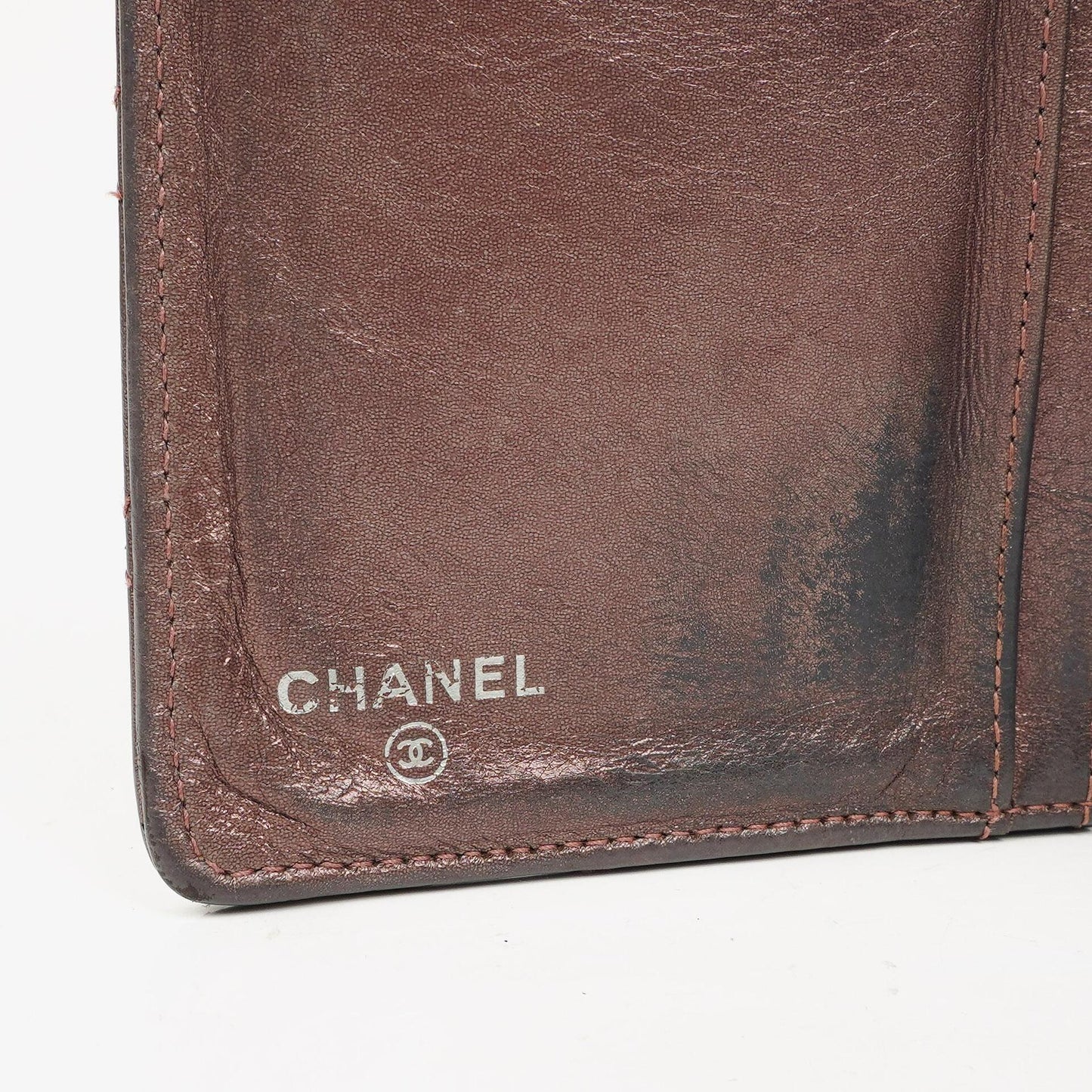 Chanel Purple Quilted Aged Calfskin Reissue 2.55 Yen Wallet