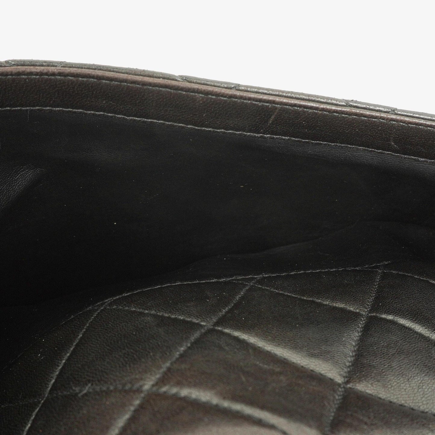 Chanel Quilted Lambskin Shopping Tote Black