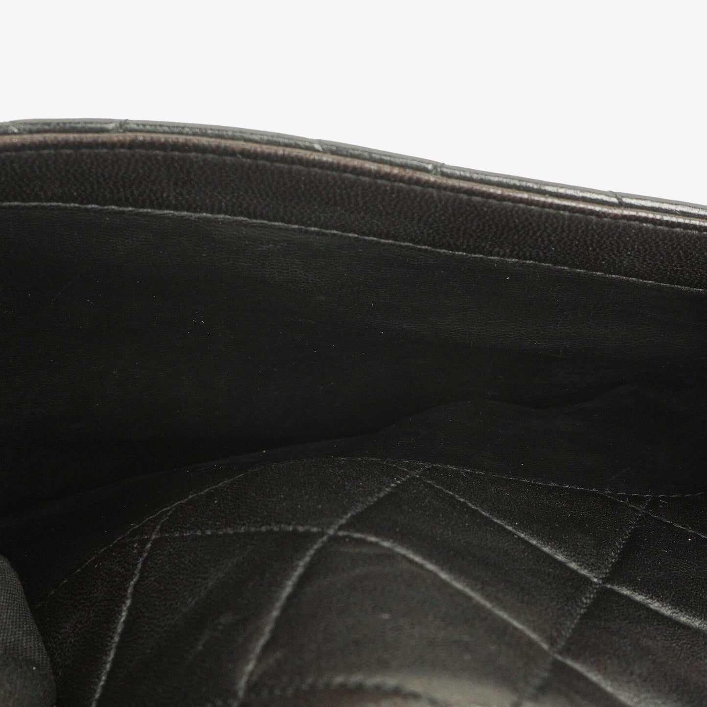 Chanel Quilted Lambskin Shopping Tote Black