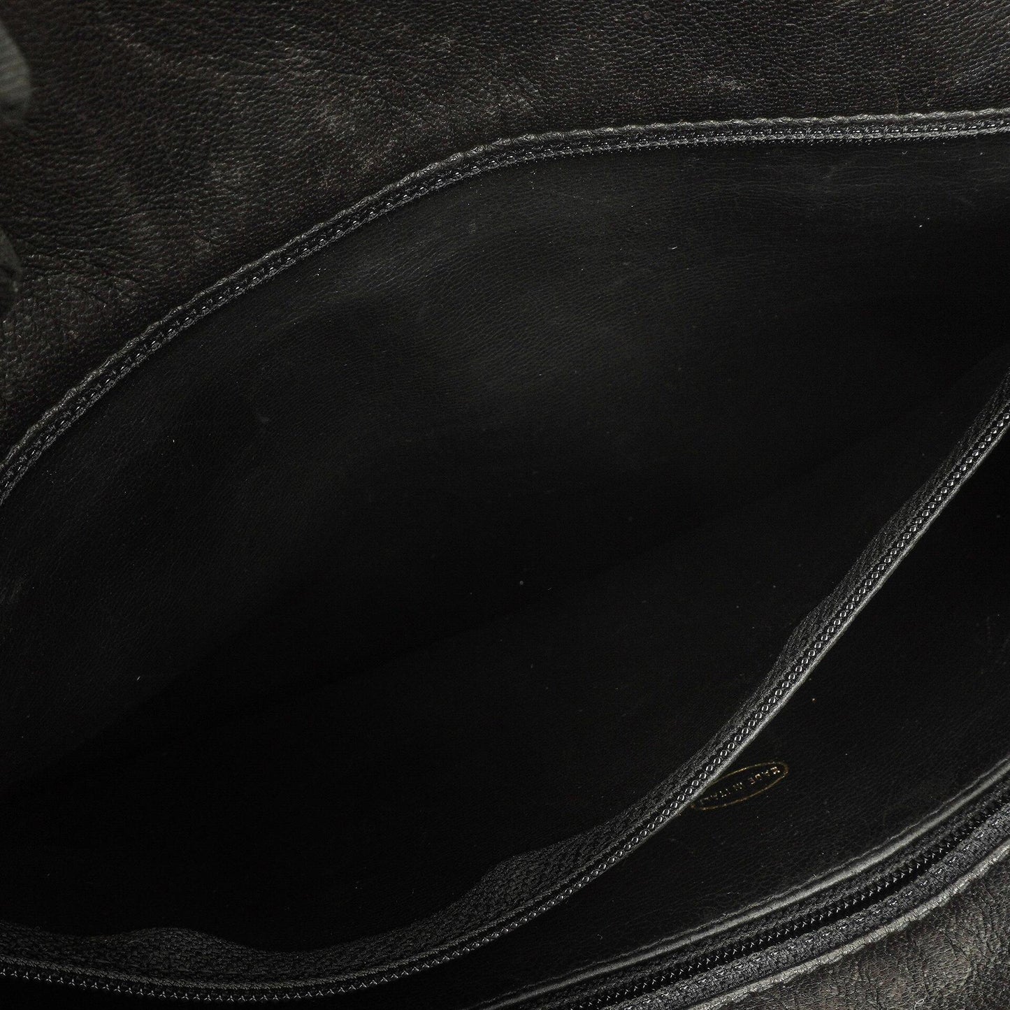 Chanel Quilted Lambskin Shopping Tote Black