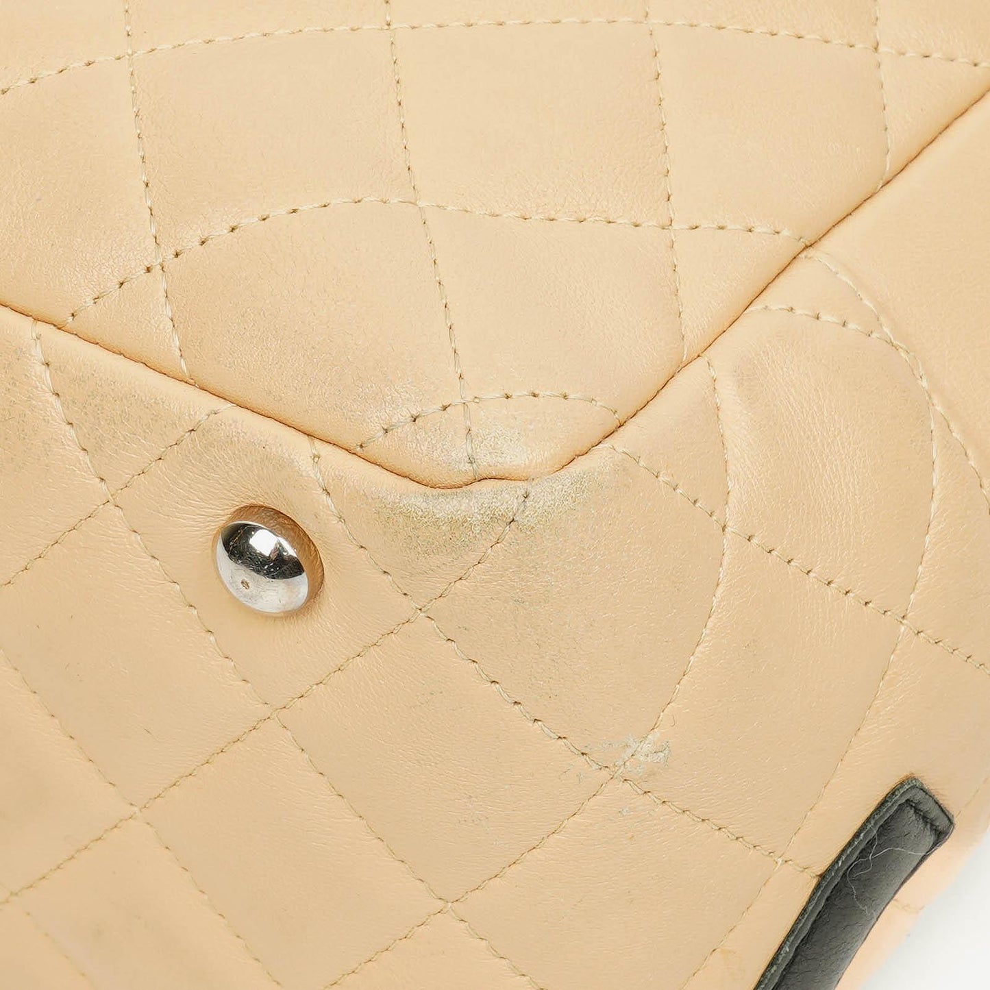Chanel Quilted Leather Ligne Cambon Shoulder Bag