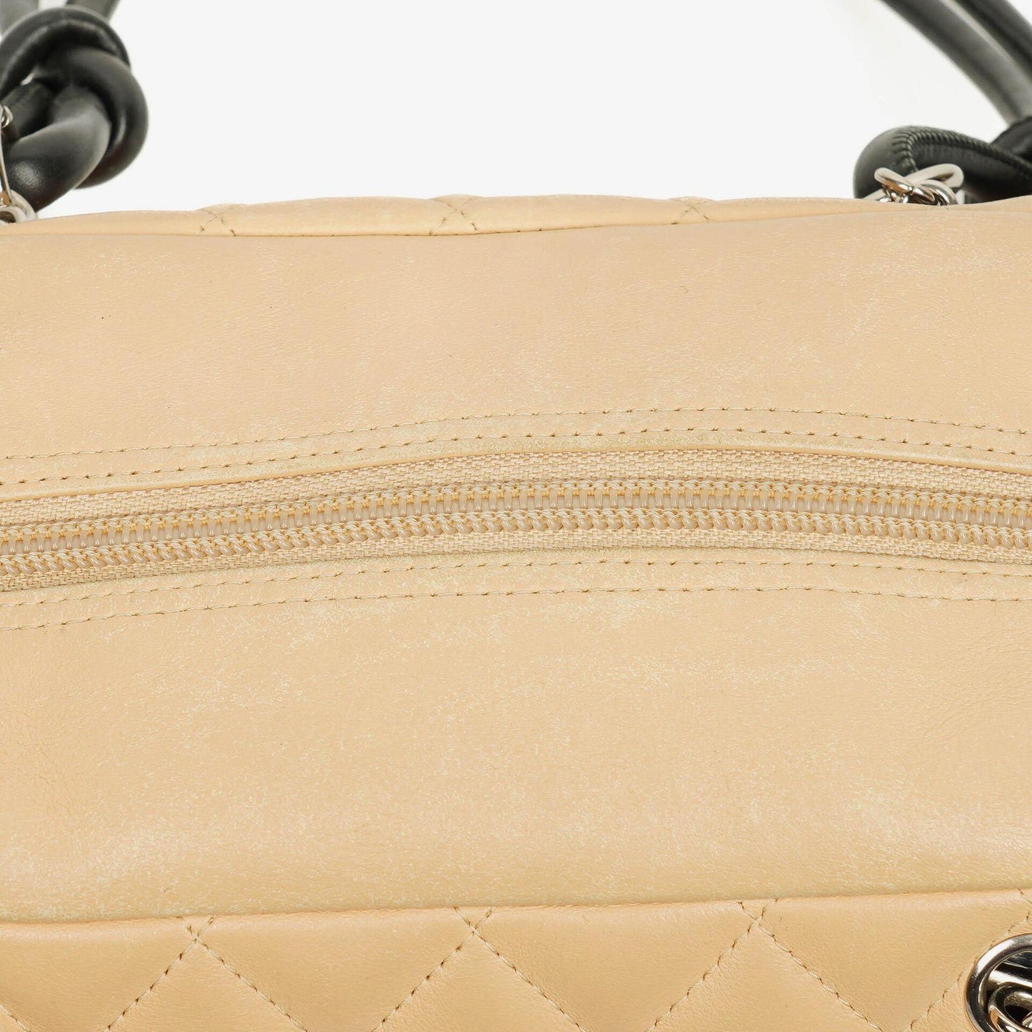 Chanel Quilted Leather Ligne Cambon Shoulder Bag