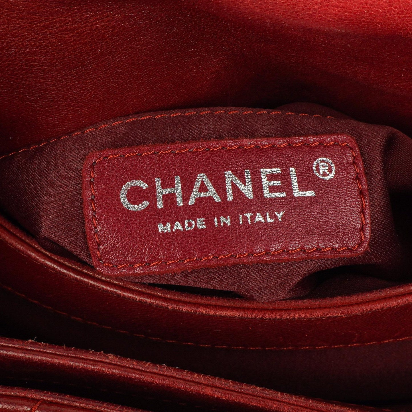 Chanel Quilted Leather Red Mini Chanel 3 Flap Bag