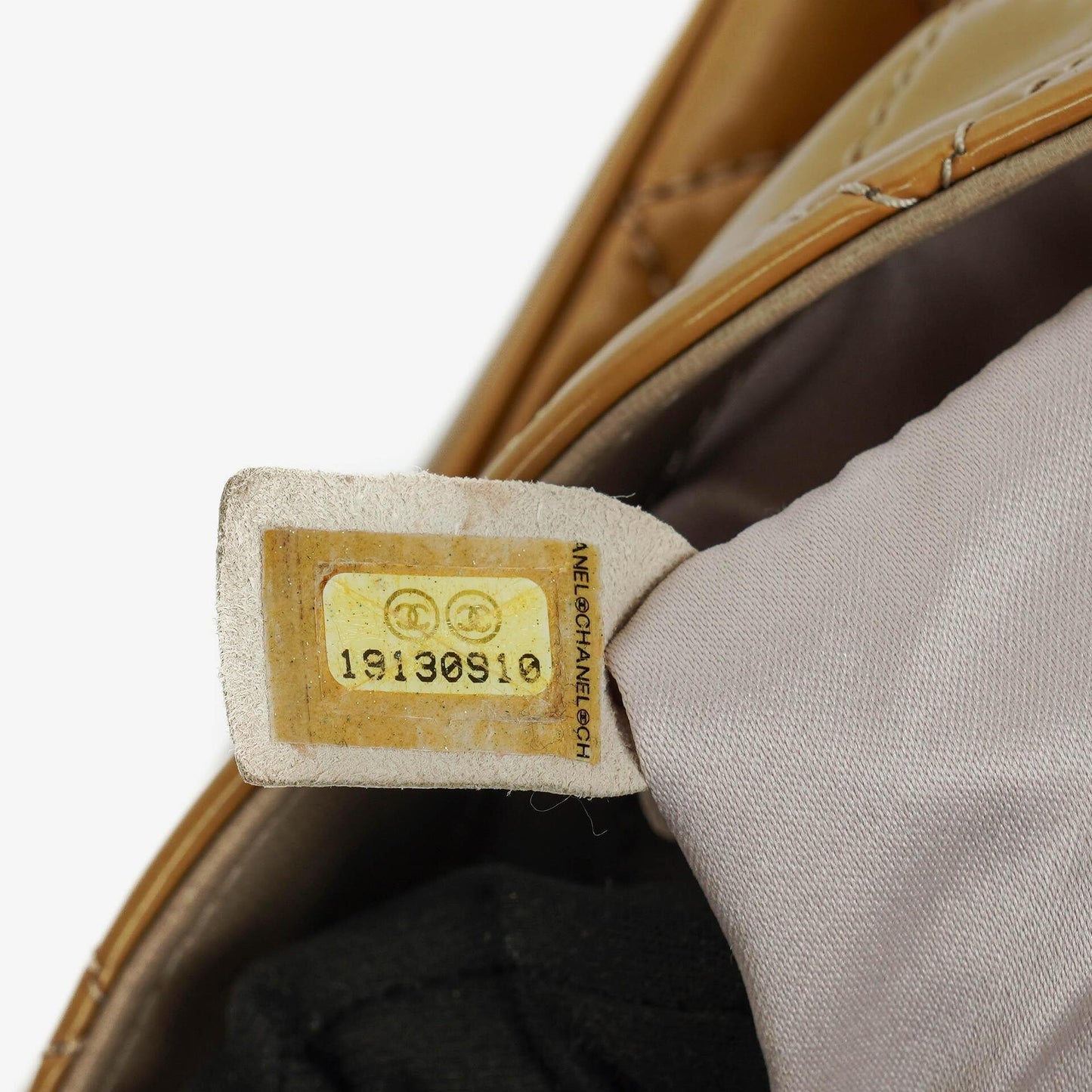 Chanel Quilted Patent Leather Flap Bag With Silver-Tone Hardware