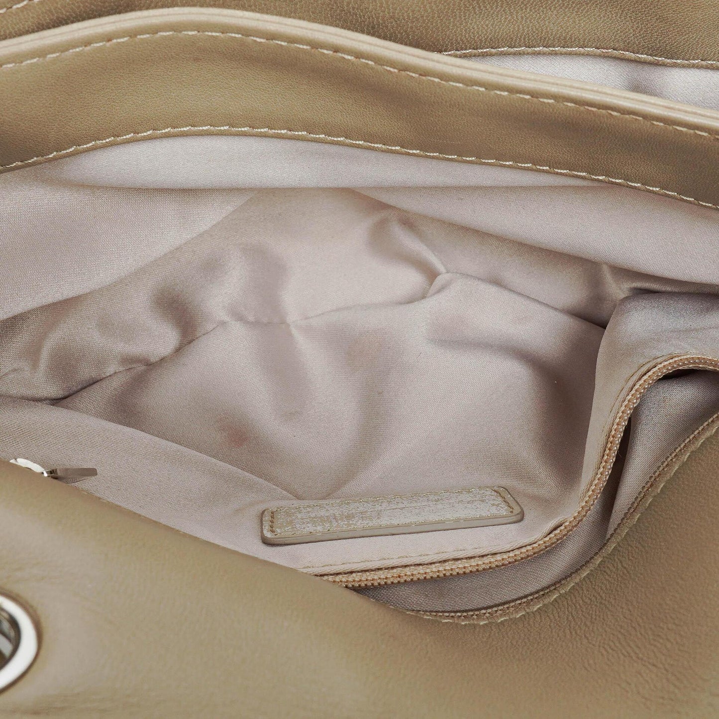 Chanel Quilted Patent Leather Flap Bag With Silver-Tone Hardware