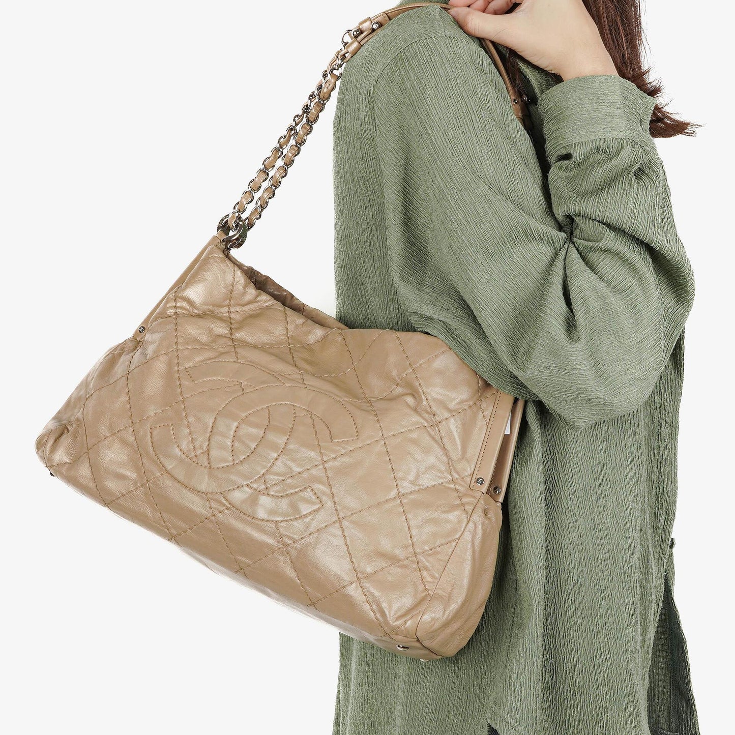 Chanel Sea Hit Small Calfskin Tote Bag