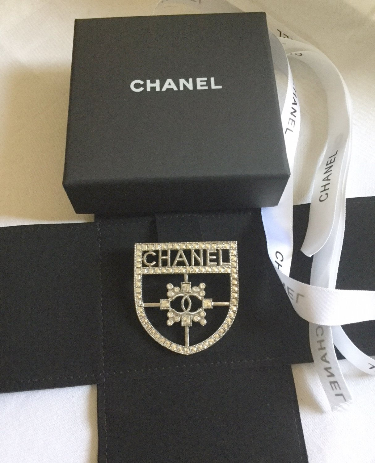 Chanel CC Crystal Crest Handbag - Rovelle Bags