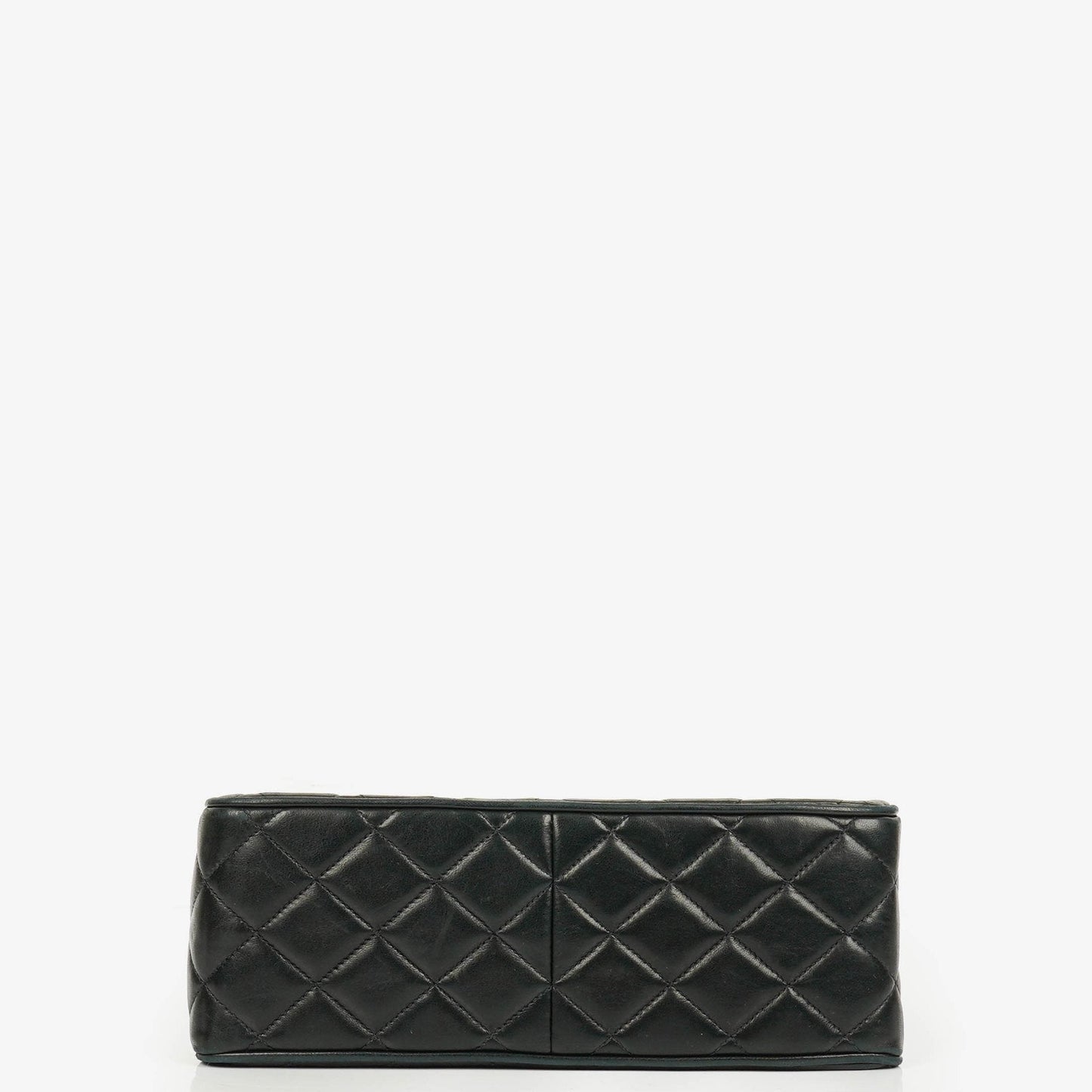 Chanel Single Flap Bag Black Quilted Leather With 24K Gold-Plated Hardware