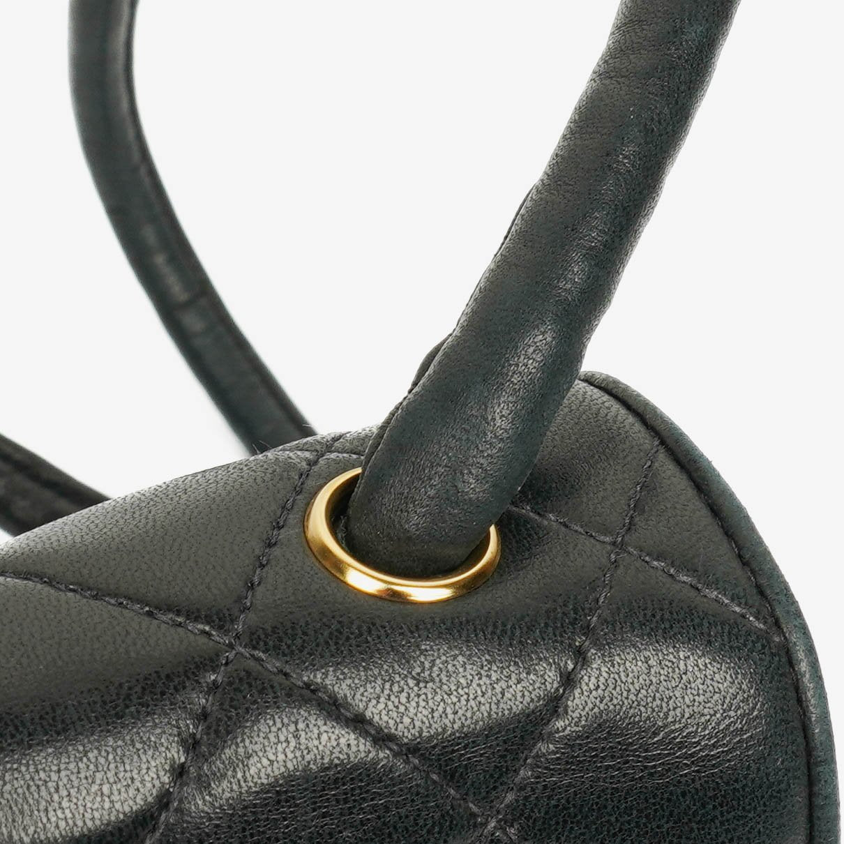 Chanel Single Flap Bag Black Quilted Leather With 24K Gold-Plated Hardware