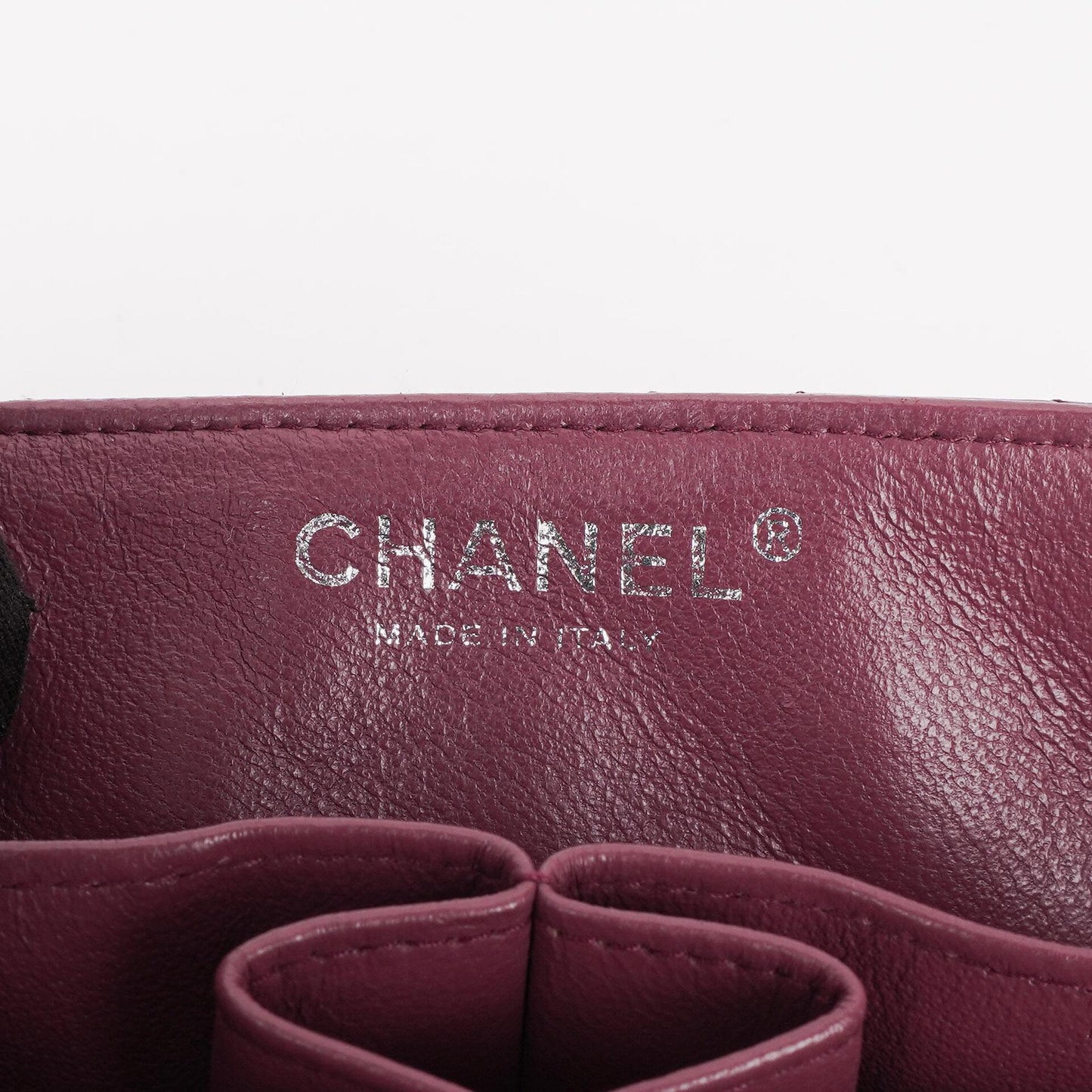 Chanel Single Flap Bag Quilted Lambskin Silver Toned Hardware