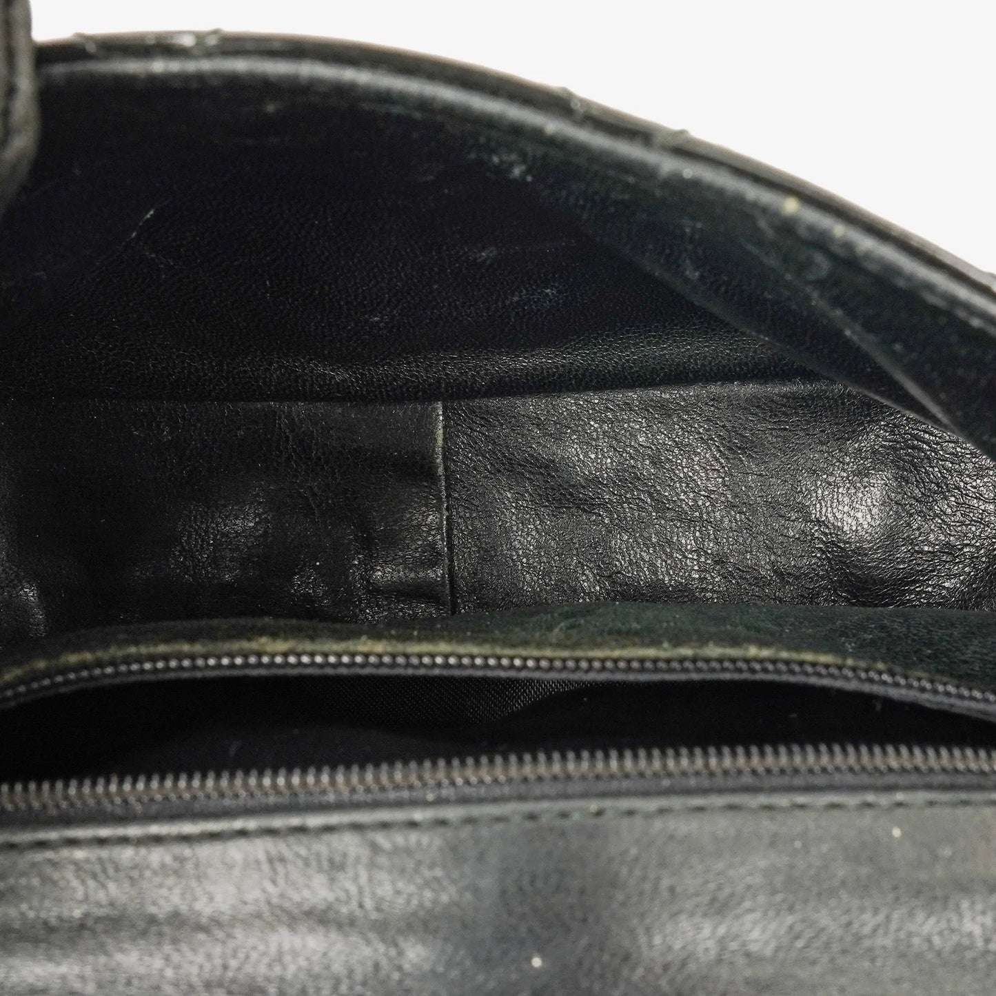 Chanel Small Black Patent Leather Full Flap Bag