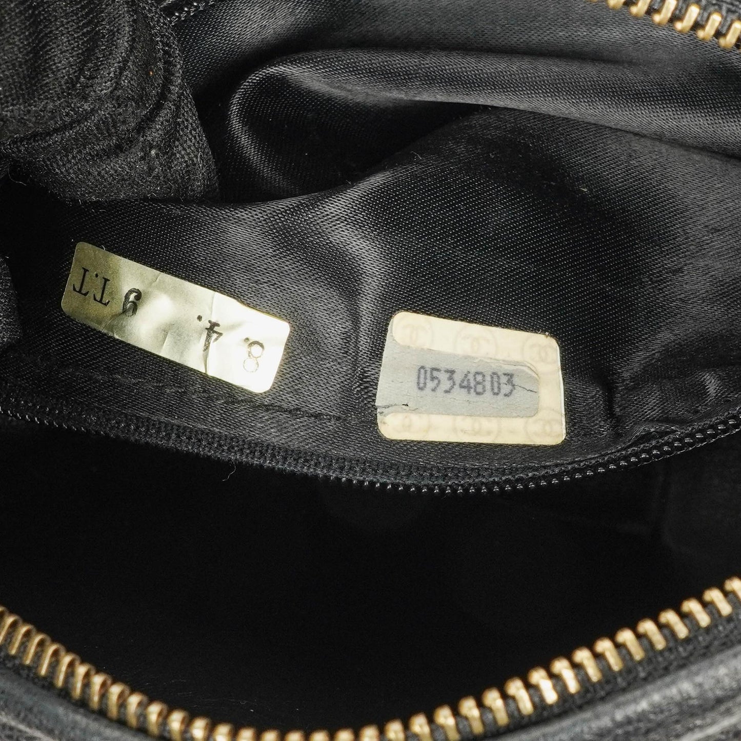 Chanel Small Camera Tassel Black Leather Crossbody Bag