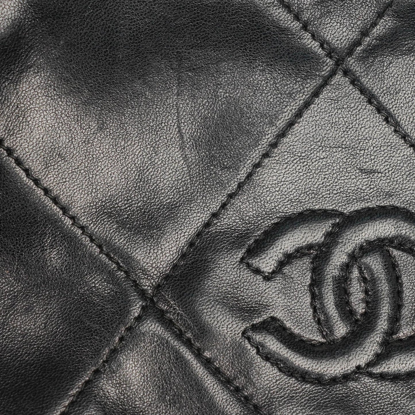 Chanel Small Camera Tassel Black Leather Crossbody Bag