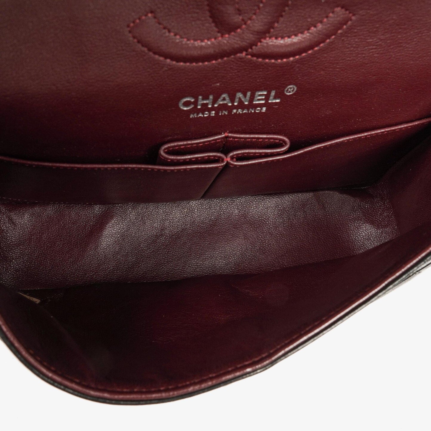 Chanel Small Classic Black Quilted Lambskin Double Flap Bag With Silver-Tone Hardware
