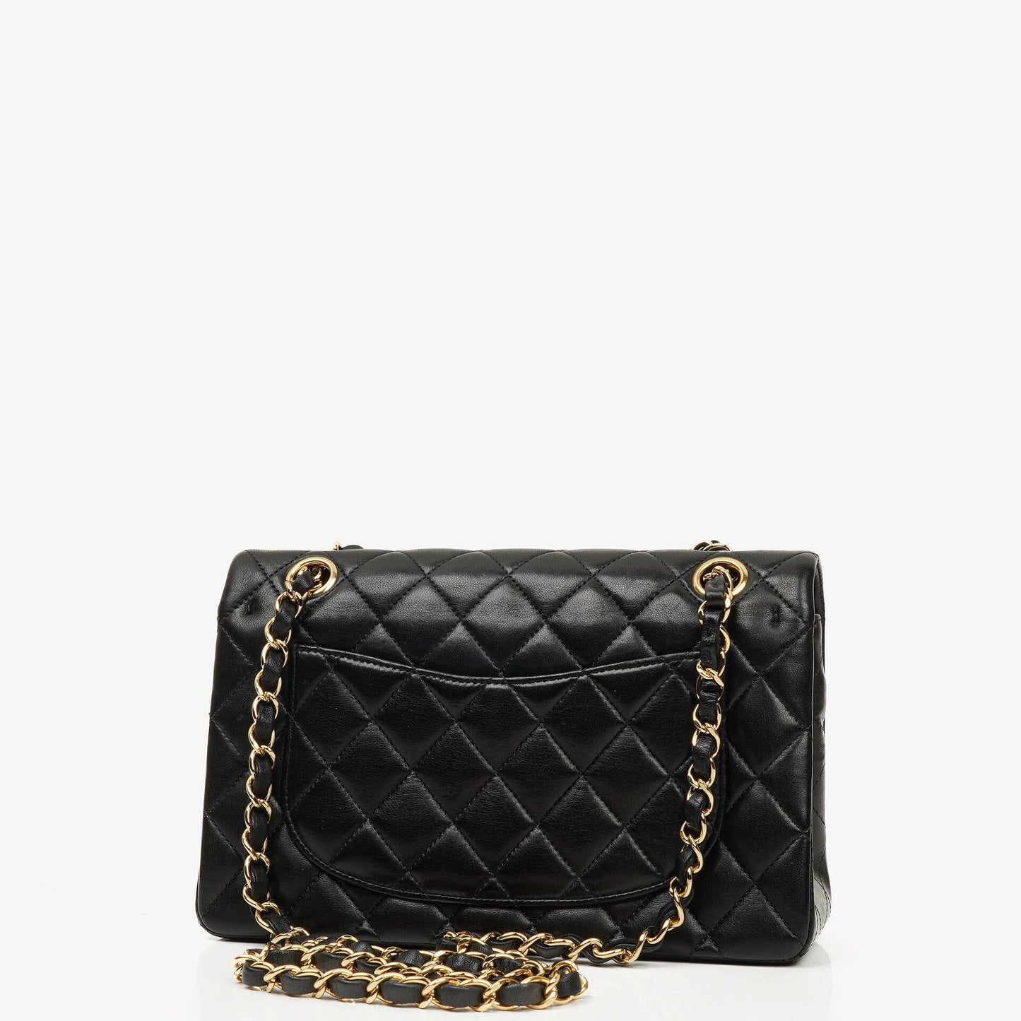 Chanel Small Classic Double Flap Bag Black Quilted Lambskin