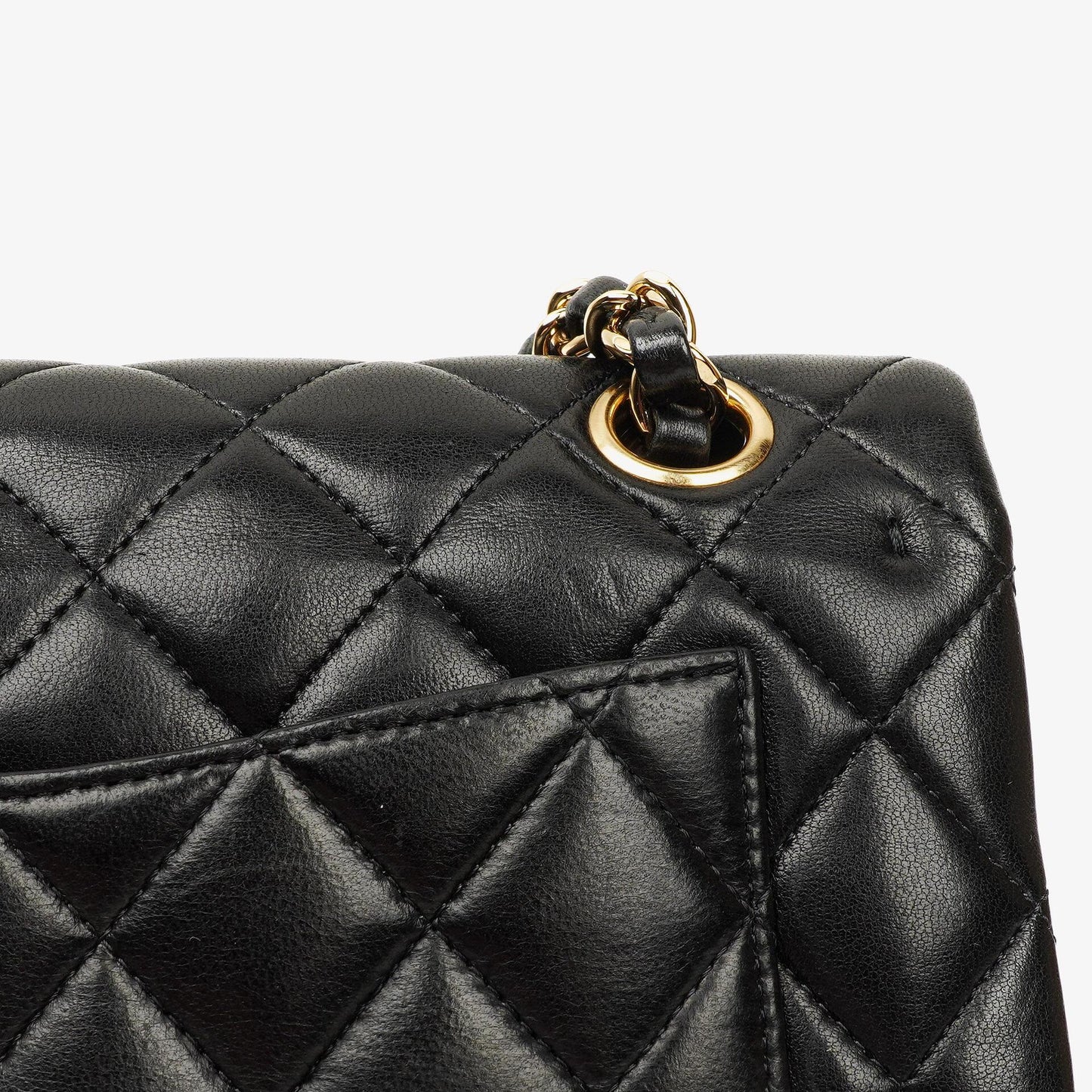Chanel Small Classic Double Flap Bag Black Quilted Lambskin