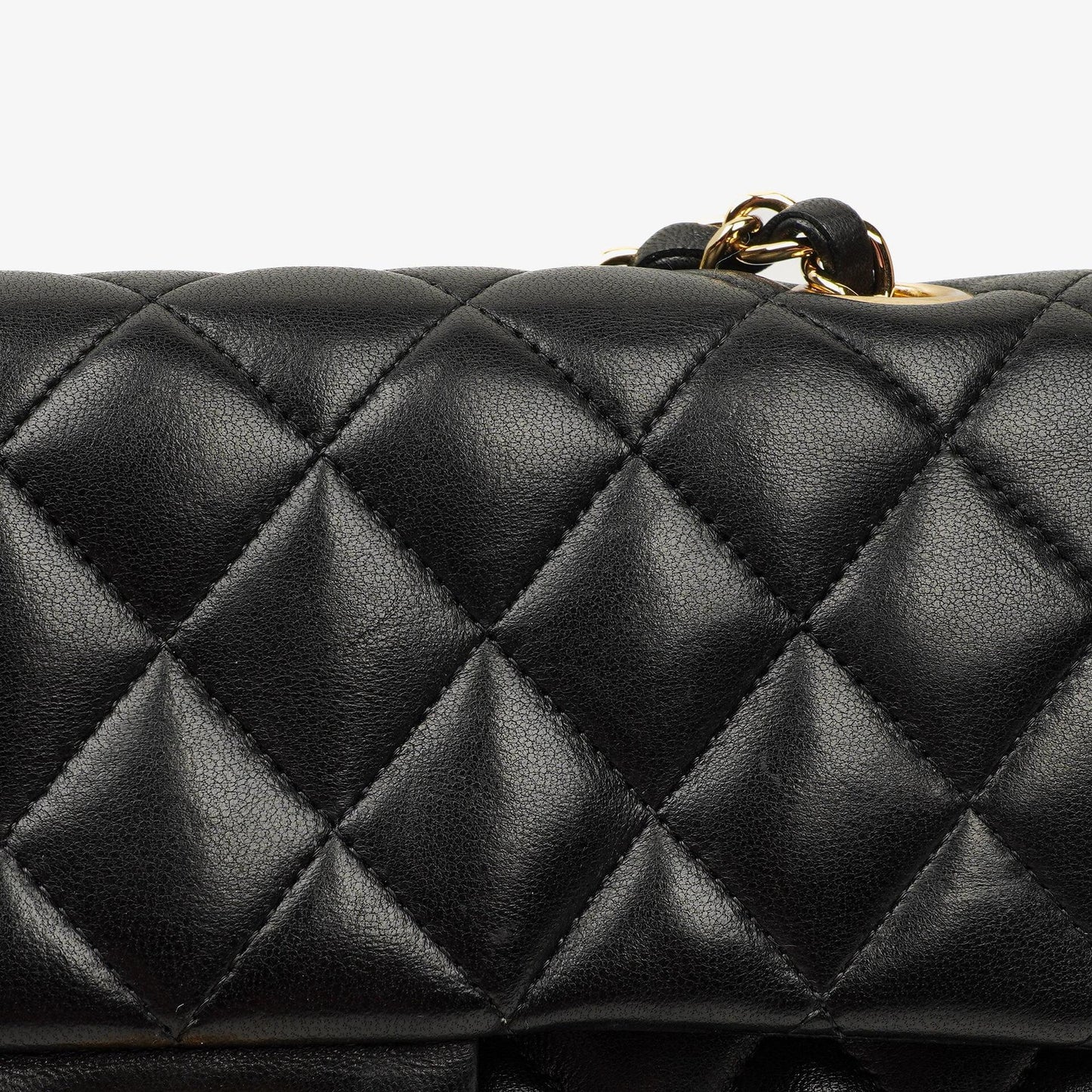 Chanel Small Classic Double Flap Bag Black Quilted Lambskin