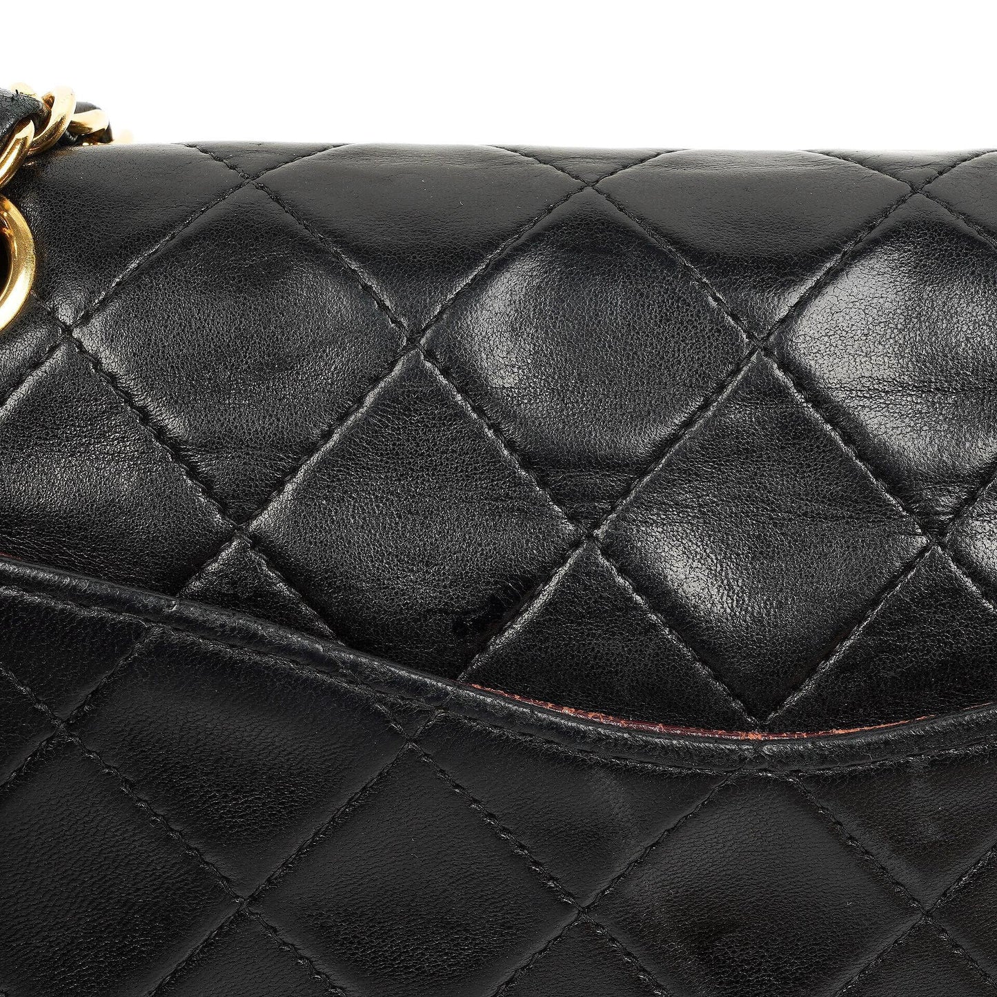 Chanel Small Classic Double Flap Bag in Black Lambskin with 24K Gold-Plated Hardware