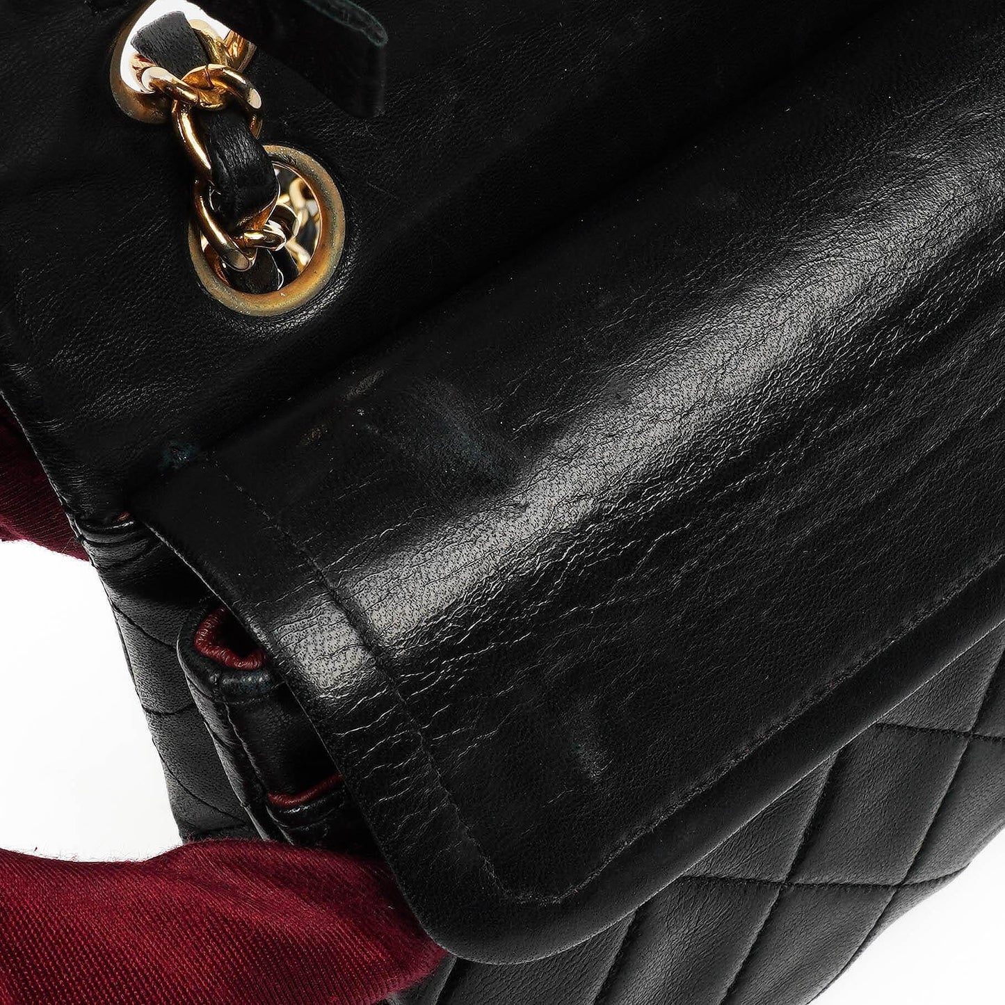 Chanel Small Classic Double Flap Bag In Black Quilted Lambskin With 24K Gold-Plated Hardware