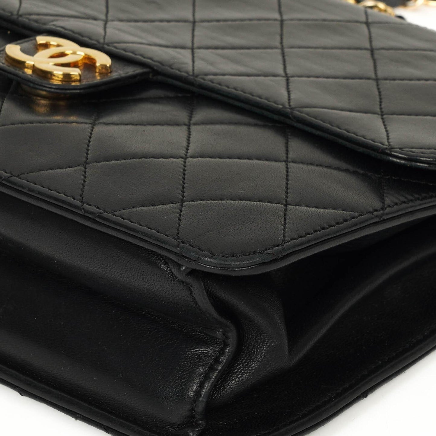 Chanel Small Classic Lambskin Flap Bag With 24K Gold-Plated Hardware