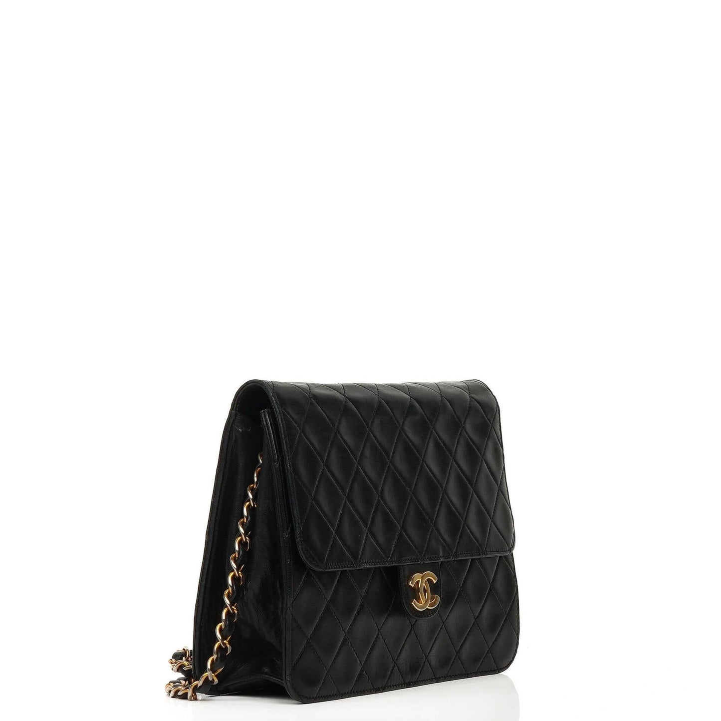 Chanel Small Classic Lambskin Flap Bag With Gold-Tone Hardware