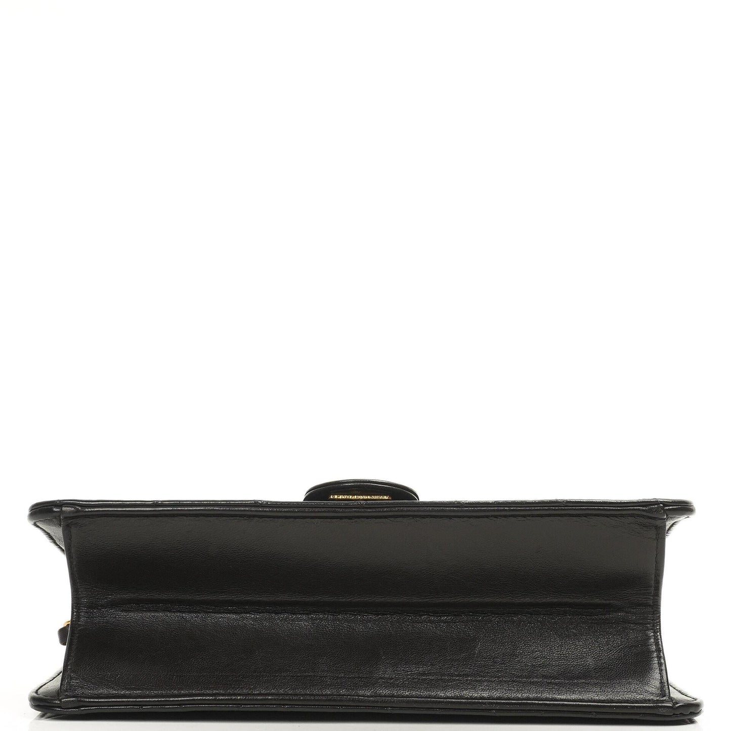 Chanel Small Classic Single Flap Bag Black Quilted Lambskin 24K Gold-Plated Hardware