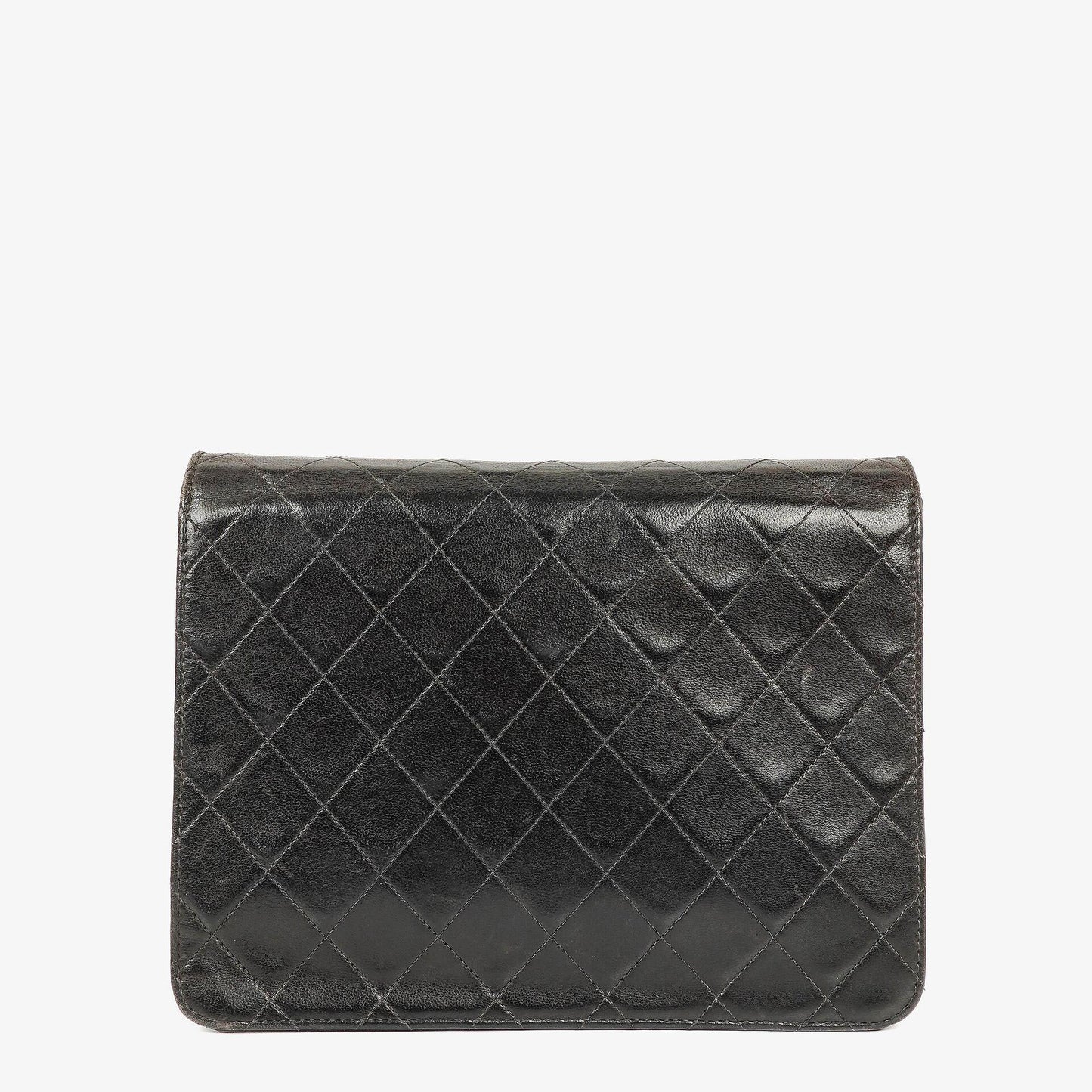 Chanel Small Classic Single Flap Bag In Black Quilted Lambskin With 24K Gold-Plated Hardware