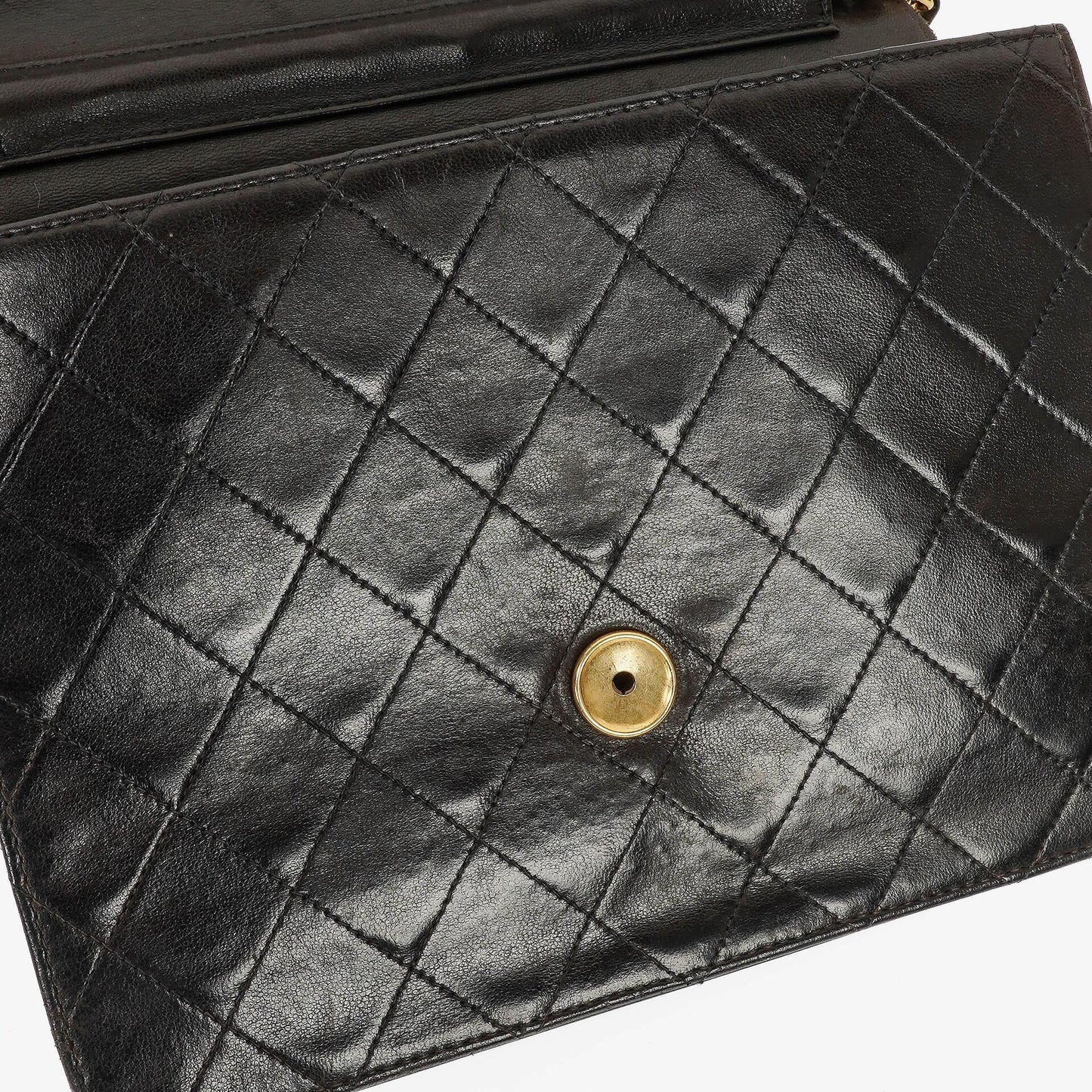 Chanel Small Classic Single Flap Bag In Black Quilted Lambskin With 24K Gold-Plated Hardware