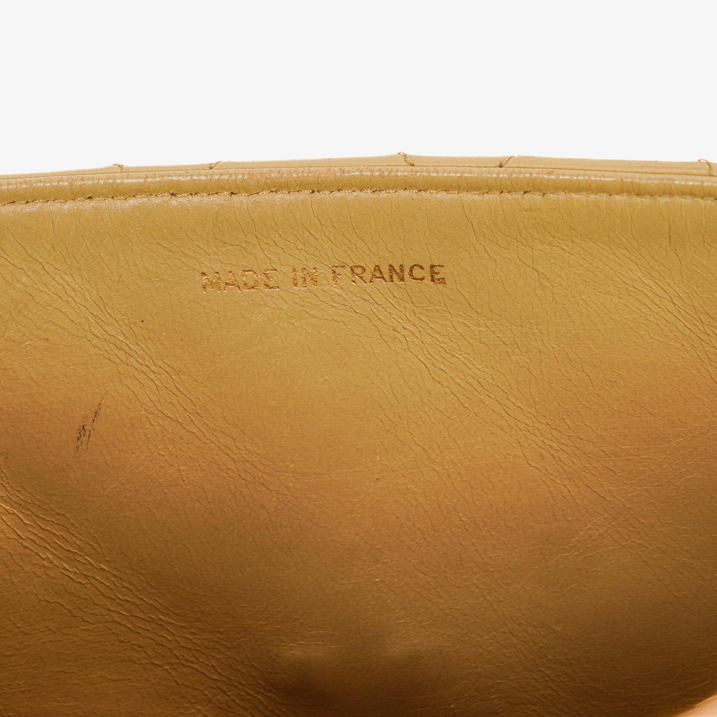 Chanel Small Envelope Maxi CC Logo Flap Bag Beige Quilted Lambskin With 24K Gold-Plated Hardware