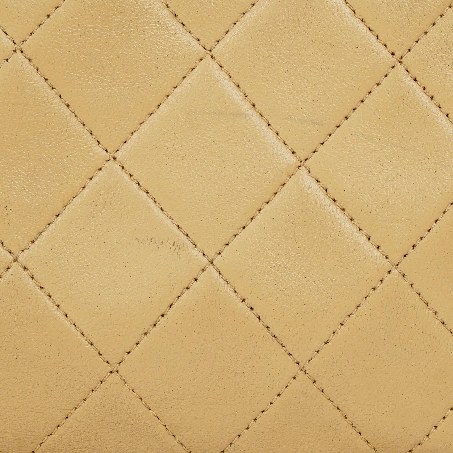 Chanel Small Envelope Maxi CC Logo Flap Bag Beige Quilted Lambskin With 24K Gold-Plated Hardware