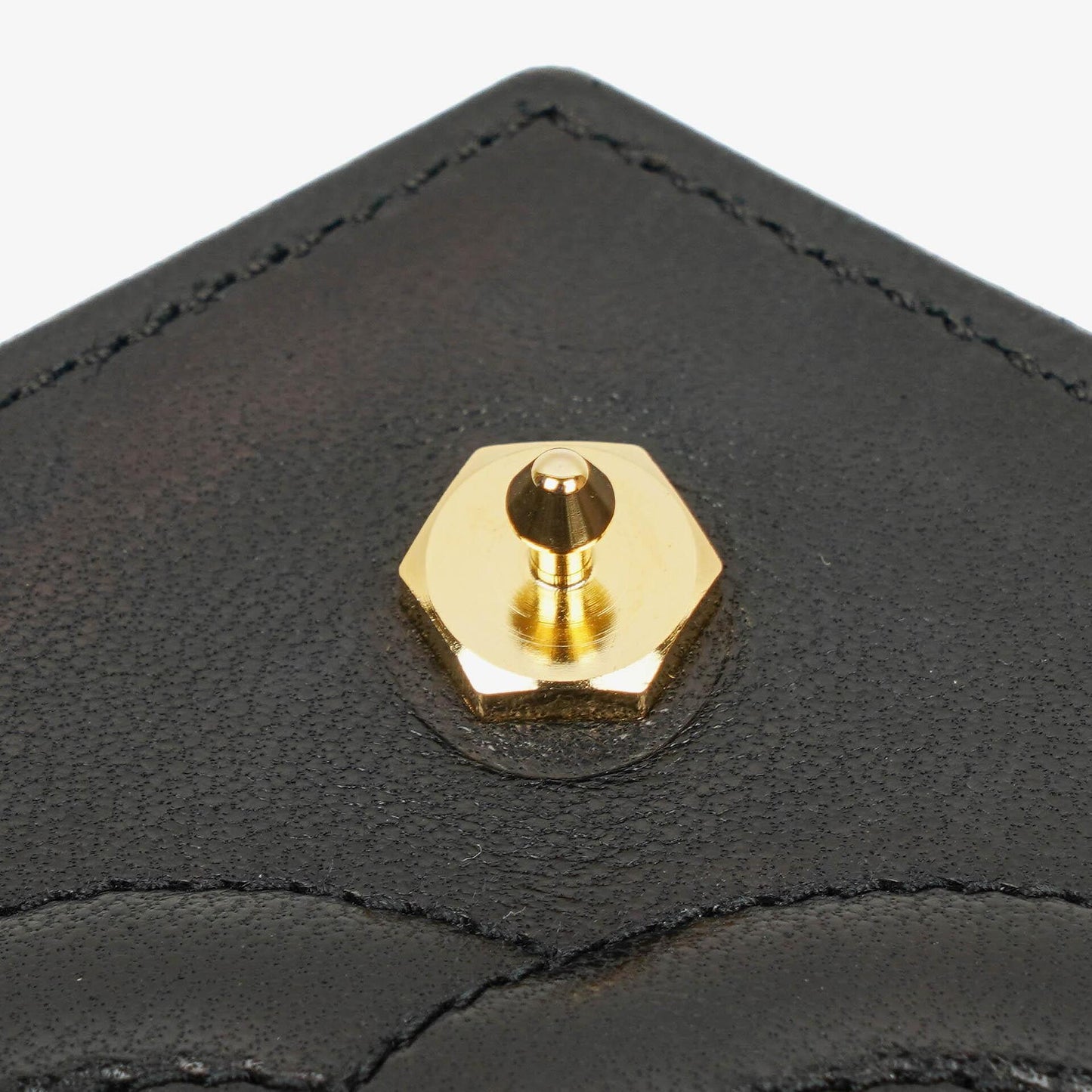 Chanel Small Envelope Maxi CC Logo Flap Bag Black Quilted Lambskin With 24K Gold-Plated Hardware
