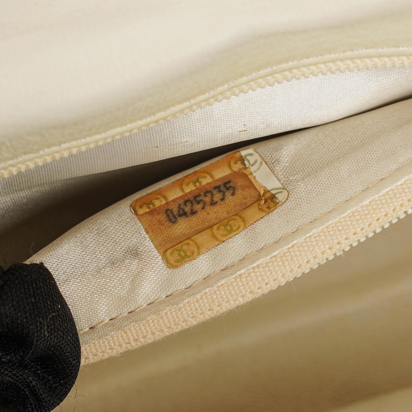 Chanel Small Envelope White Leather Flap Bag