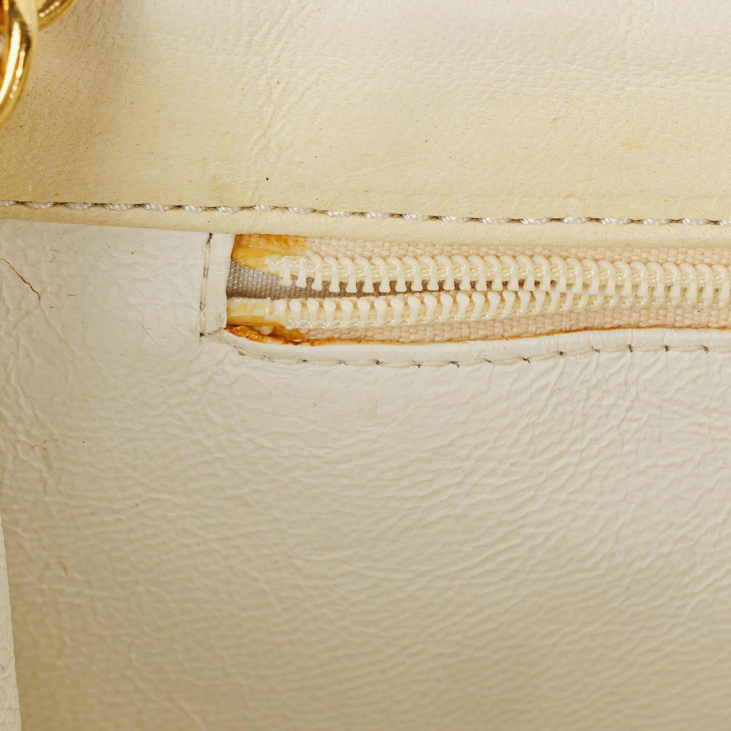 Chanel Small Envelope White Leather Flap Bag