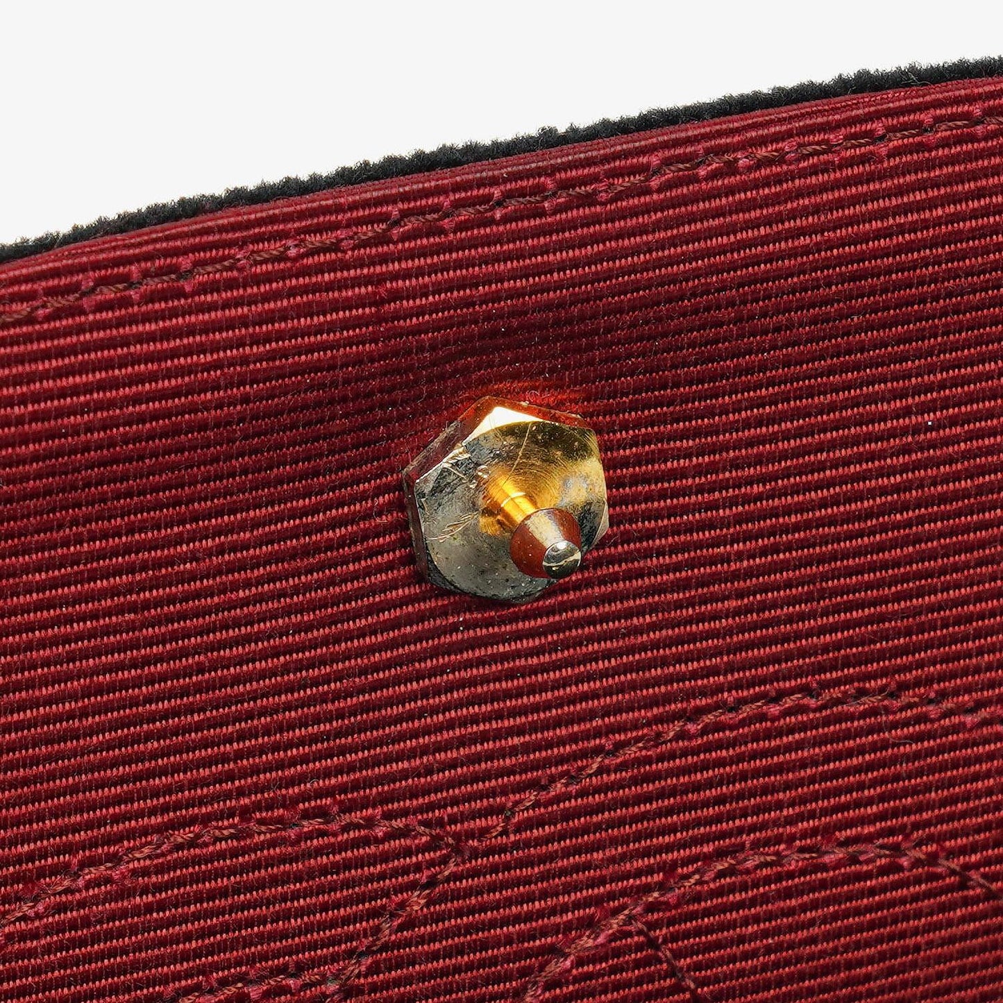 Chanel Small Half-Moon Black Velvet Flap Bag