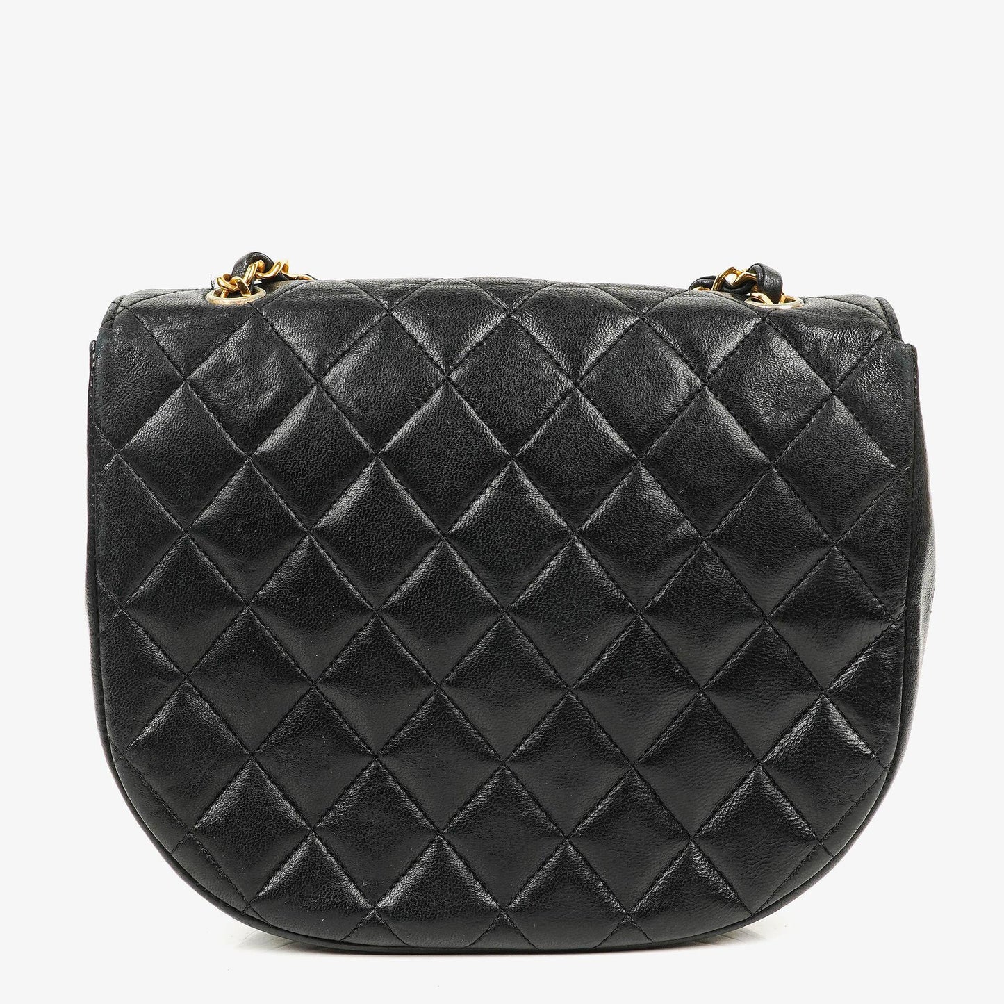Chanel Maxi CC Logo Black Quilted Lambskin Small Single Flap Bag