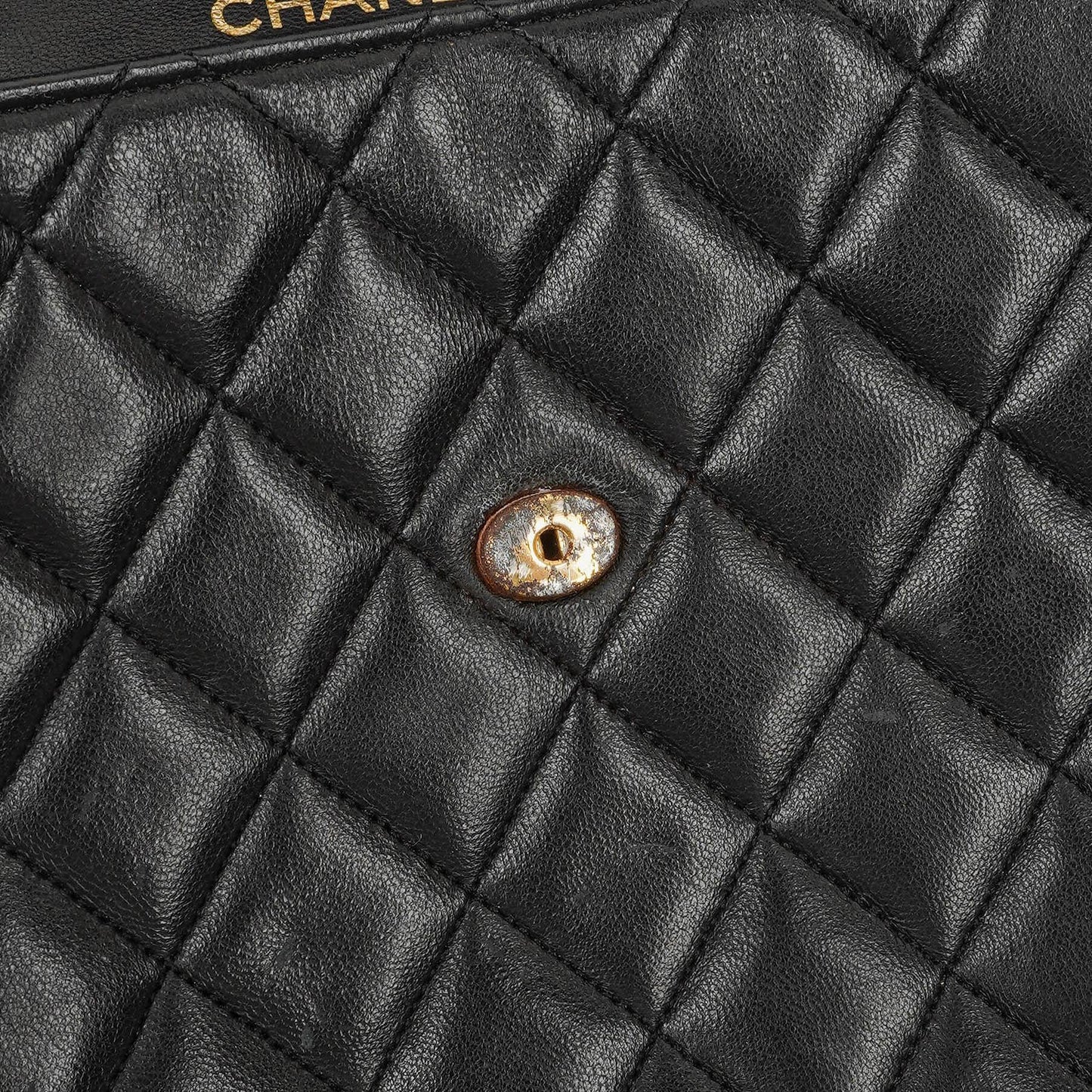 Chanel Maxi CC Logo Black Quilted Lambskin Small Single Flap Bag