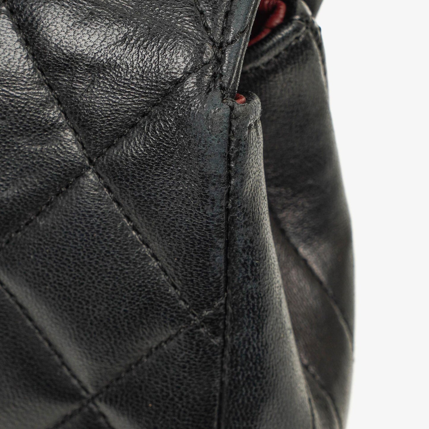 Chanel Maxi CC Logo Black Quilted Lambskin Small Single Flap Bag