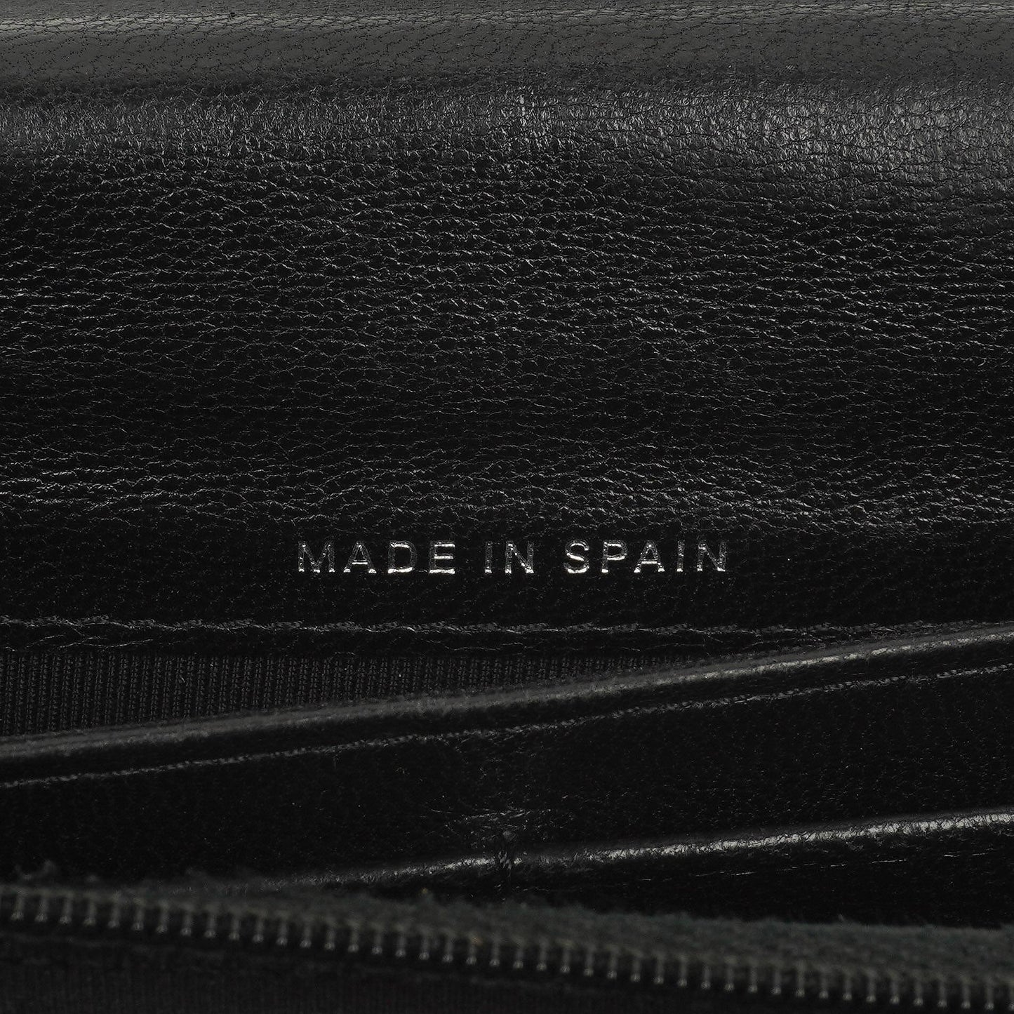 Chanel So Black Large Quilted Lambskin Flap Wallet